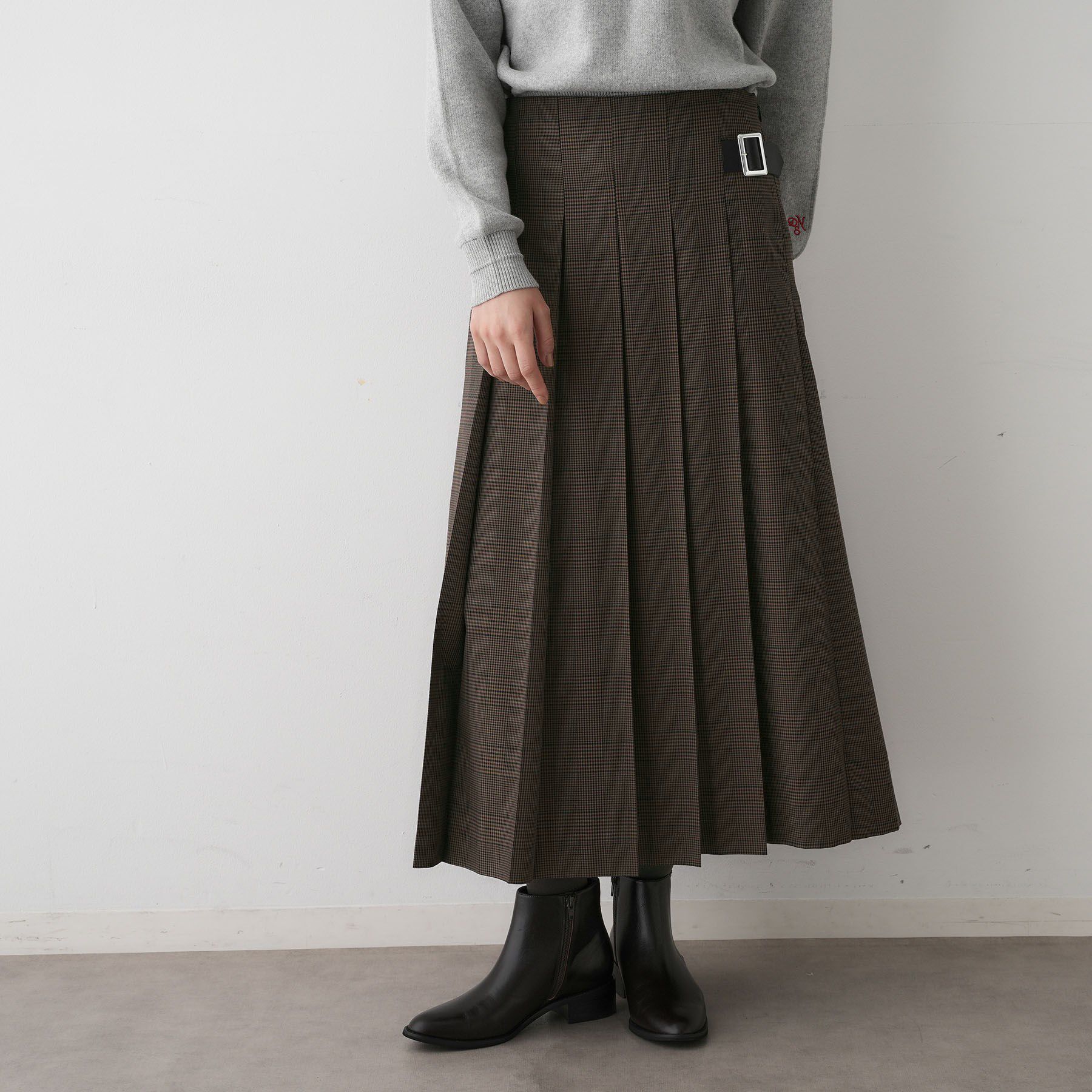 Dessin「【洗える】ワイドプリーツスカート」|スカート|