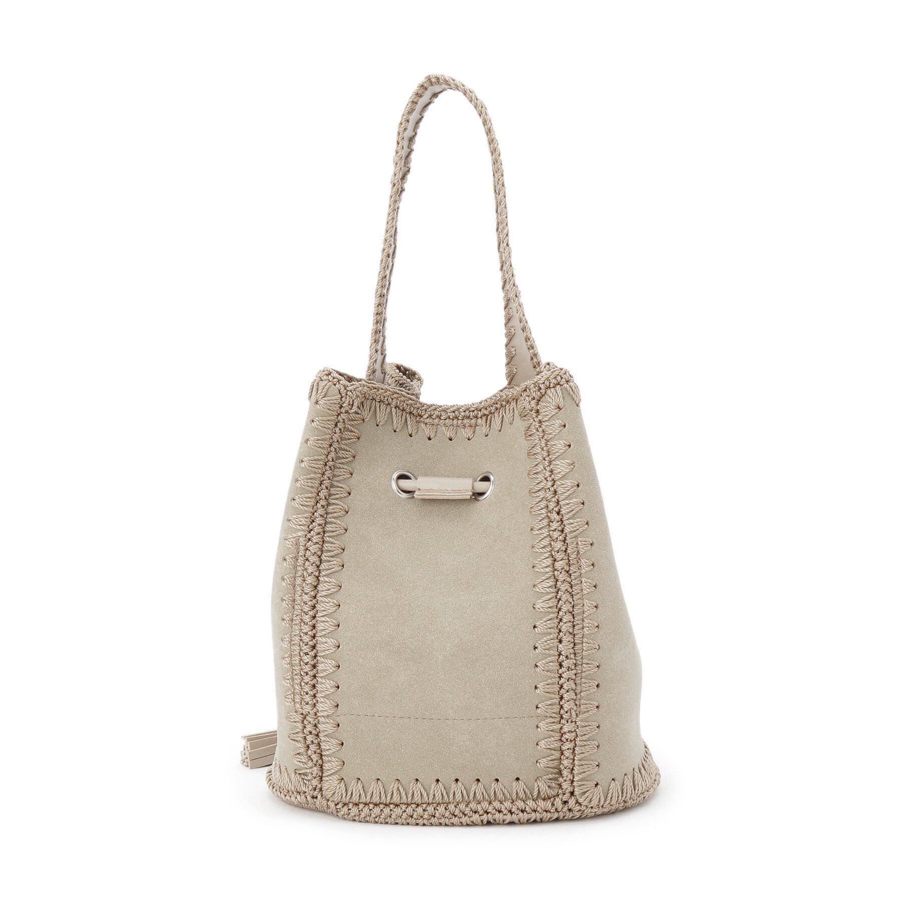 Dessin「かがりステッチ巾着バッグ」|ショルダー・メッセンジャー|