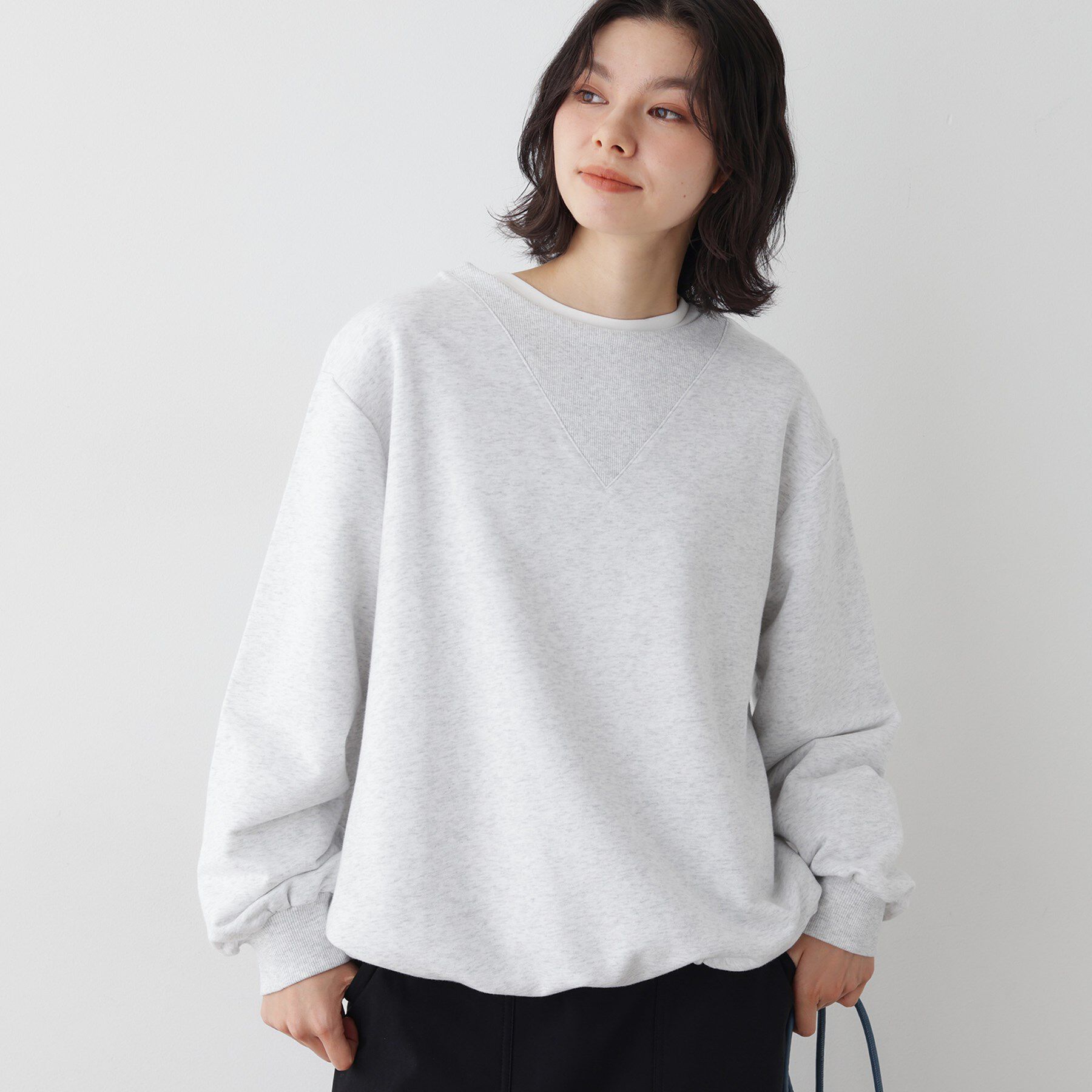 Dessin「【洗える】ガゼットミニ裏毛プルオ－バー」|パーカー|