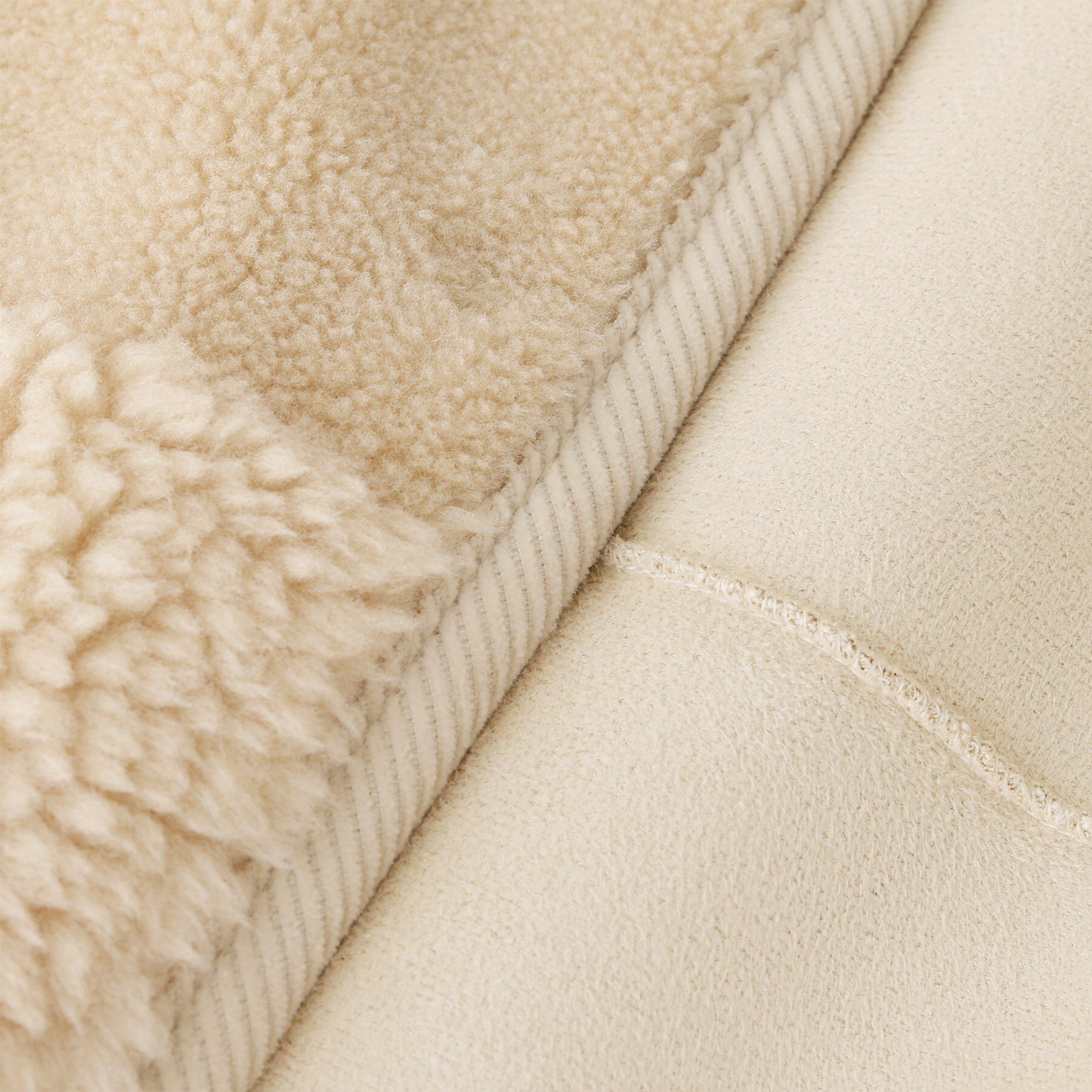 Dessin「【2WAY】フェイクムートンコート」|ノーカラーコート|