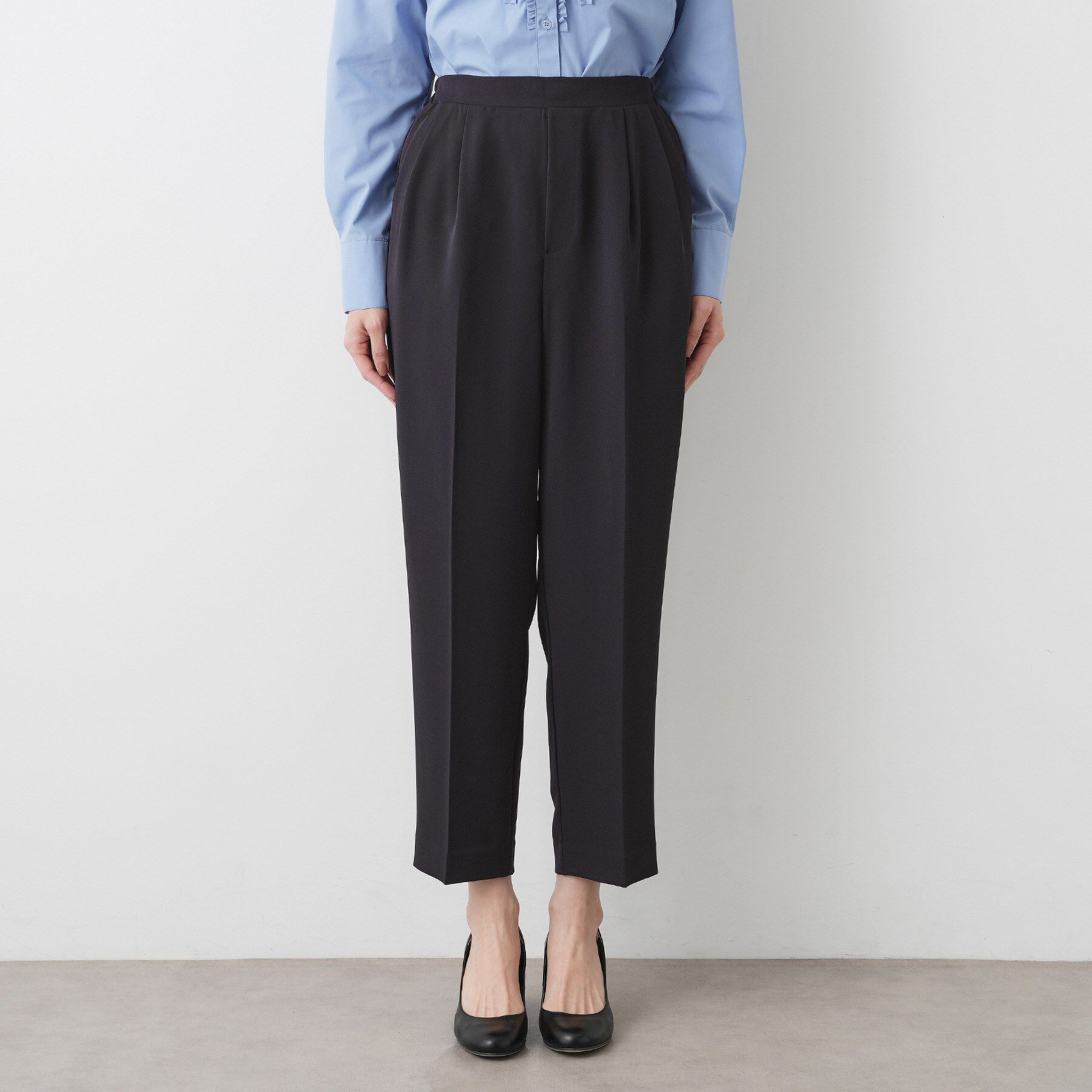 Dessin「【洗える】マットドレープワイドパンツ」|その他|