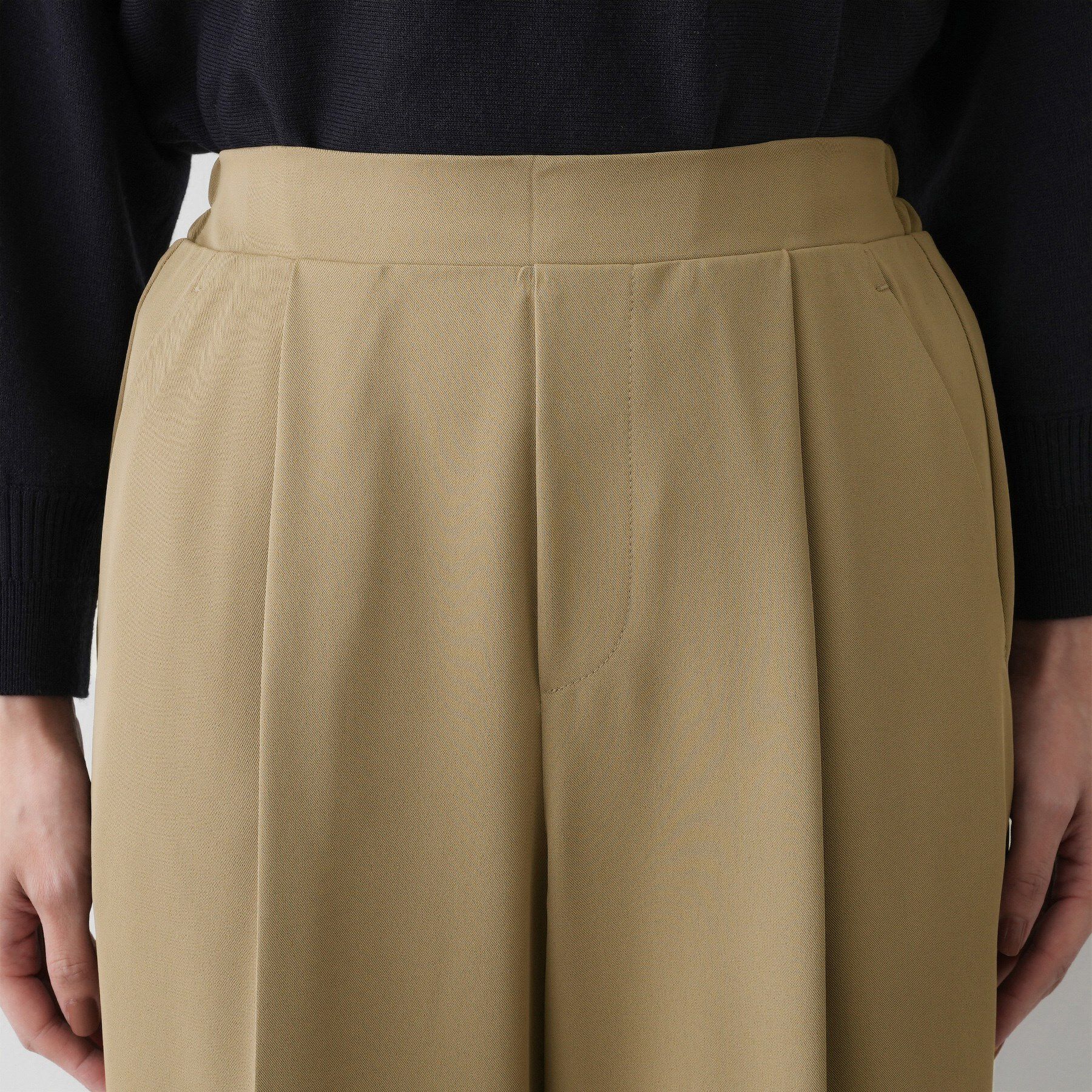 Dessin「【洗える】マットドレープニーハイフレアパンツ」|その他|