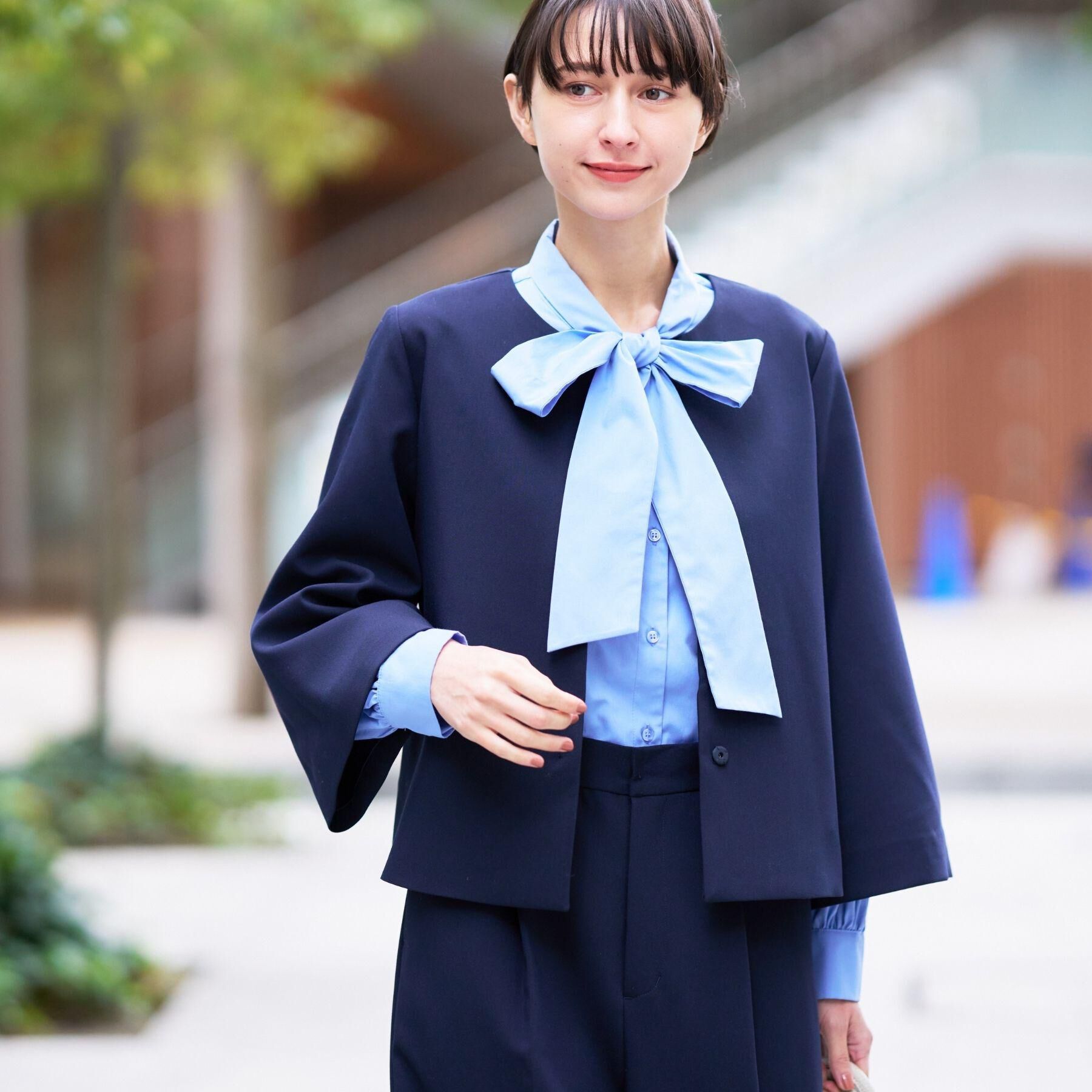 Dessin「【入卒/セレモニー/セットアップ可能】テントラインダブルクロスジャケット」|ノーカラージャケット|