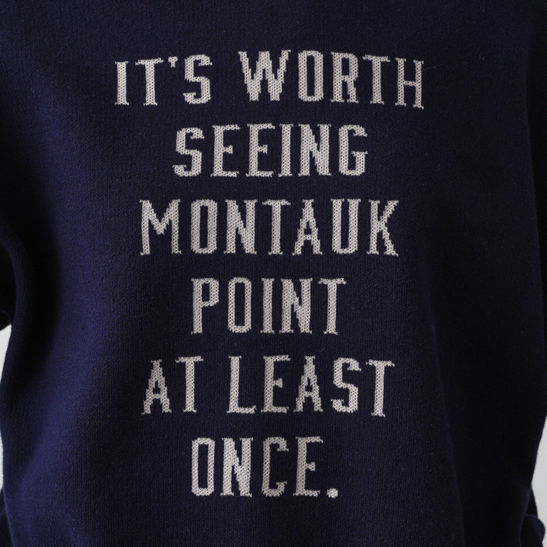 Dessin「【ユニセックス/洗える】ロゴコットンジャカード」|ニット・セーター|