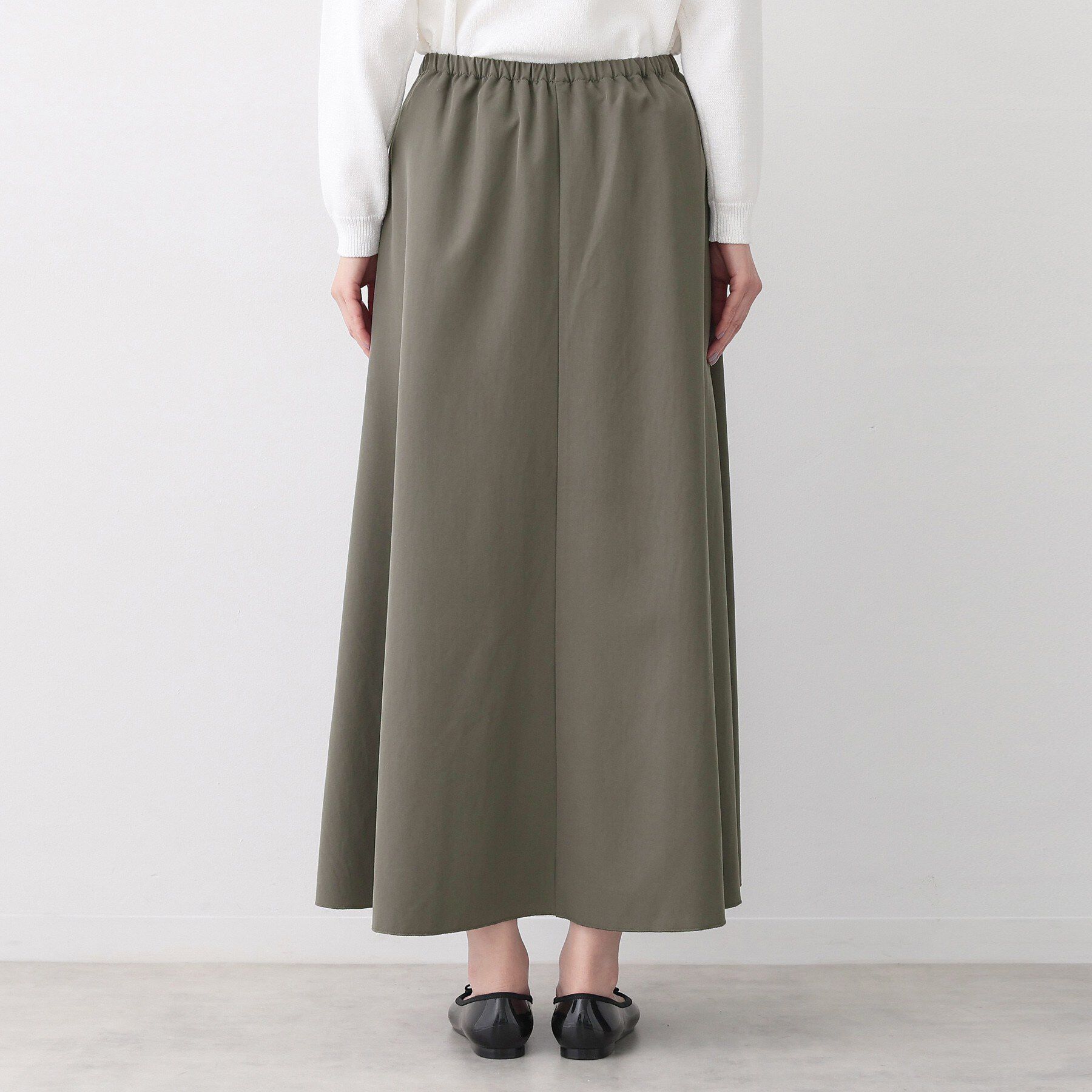 Dessin「【ウエストゴム/洗える】フィブリルソフトAラインスカート」|スカート|