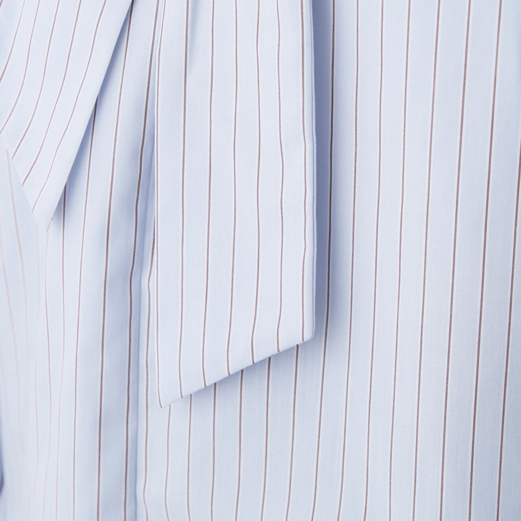 Dessin「【洗える】フリルボウタイストライプブラウス」|シャツ・ブラウス|