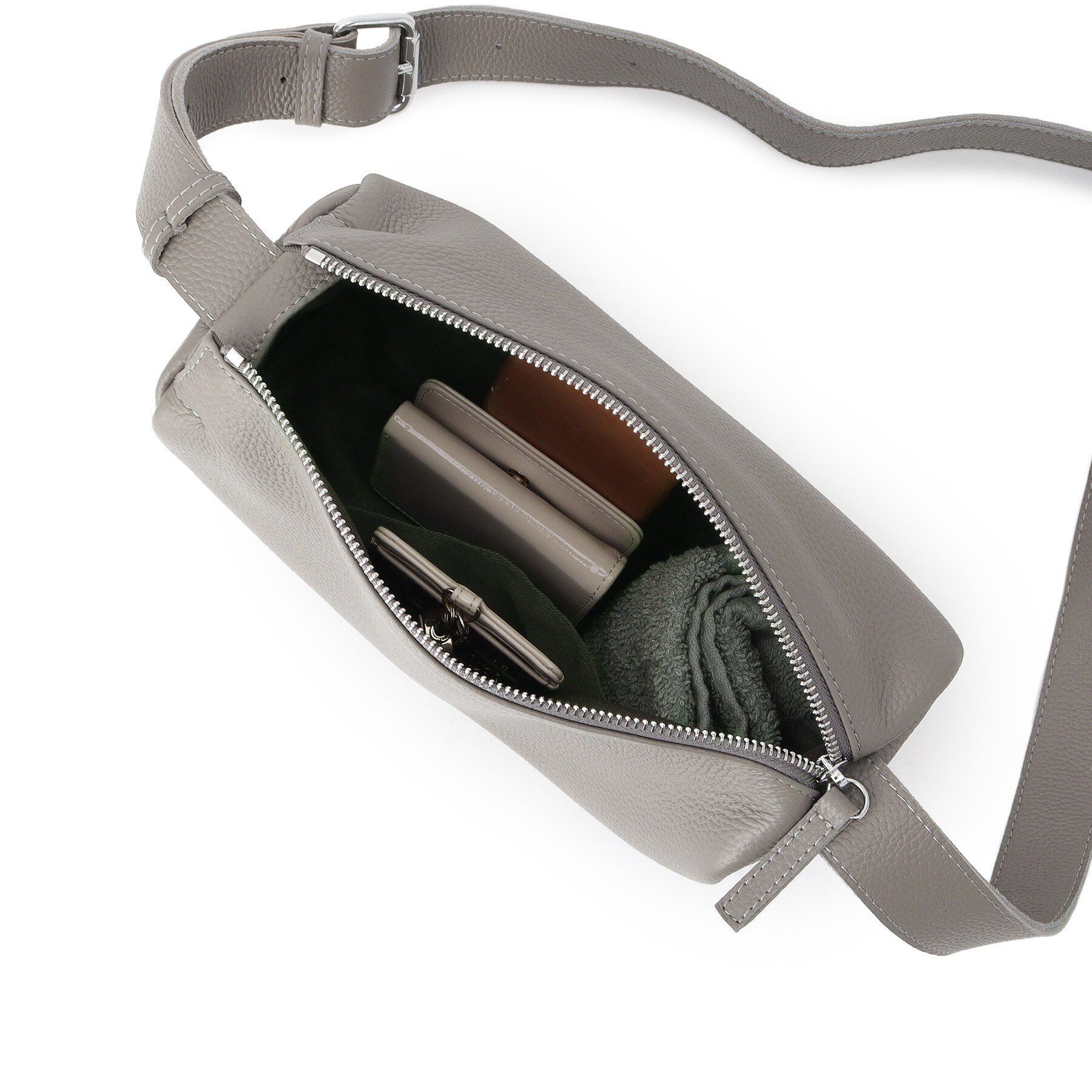 Dessin「【軽量】本革スクエアショルダーバッグ」|ショルダー・メッセンジャー|