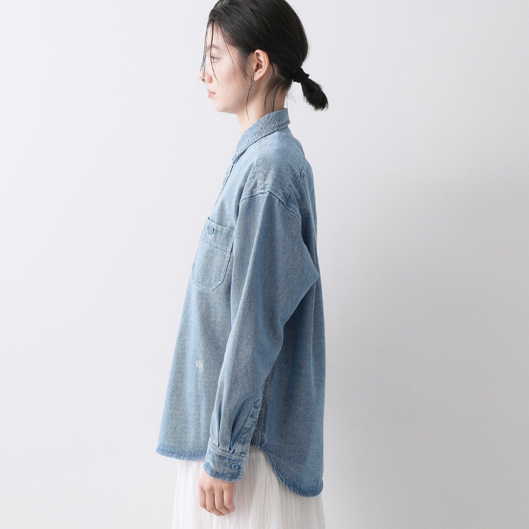 Dessin「【ユニセックス/洗える】10OZデニムシャツ」|シャツ・ブラウス|