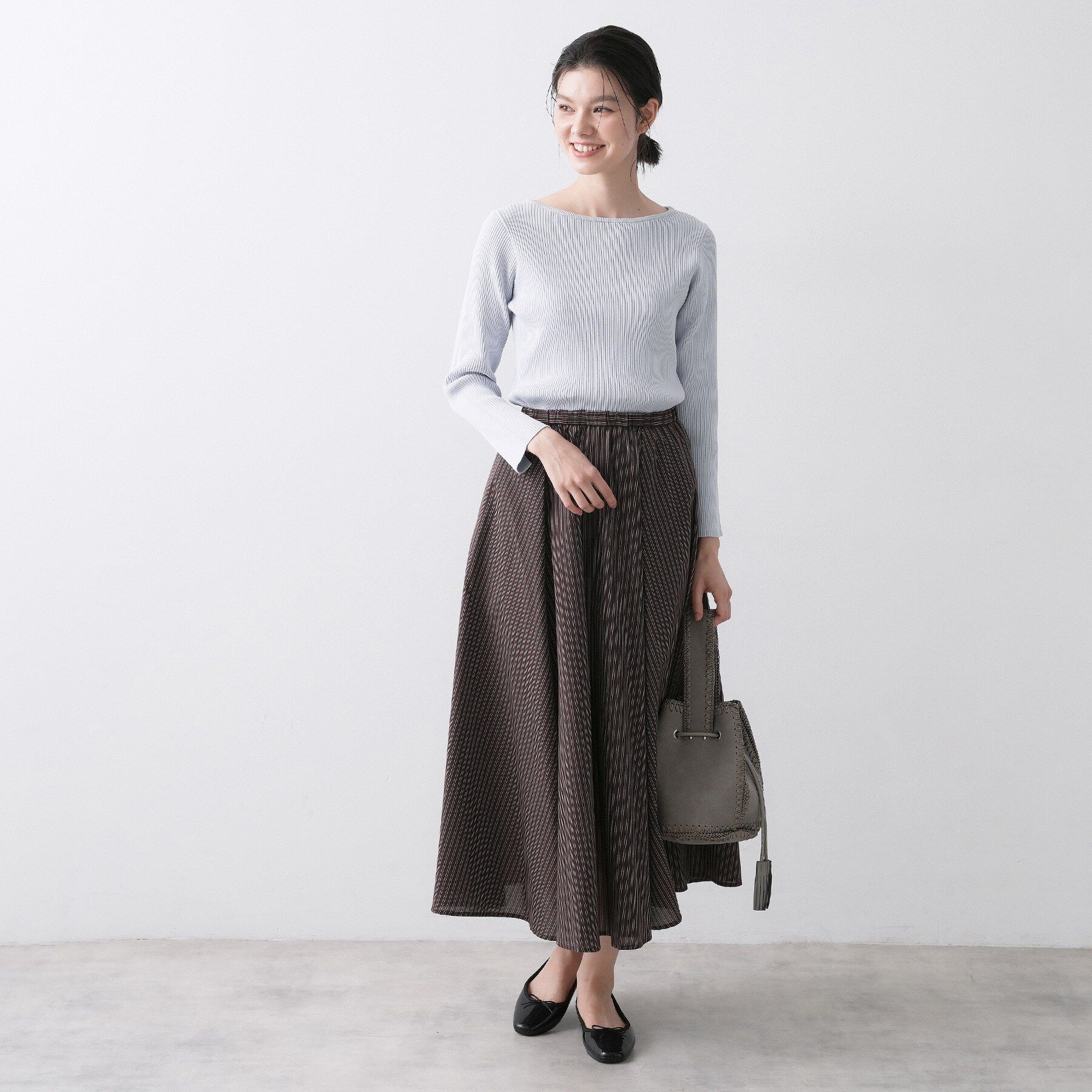 Dessin「【洗える】ボートネックリブニット」|ニット・セーター|