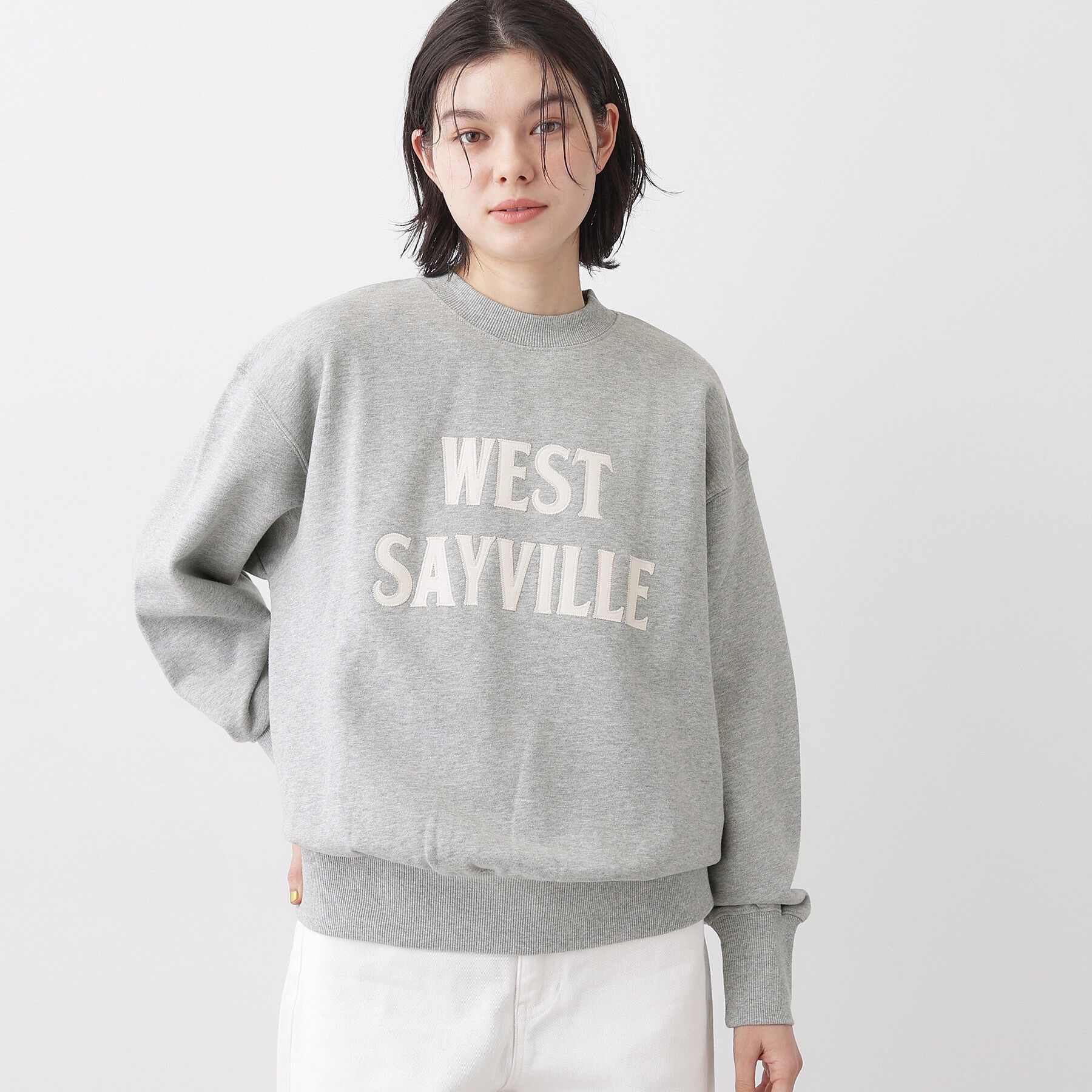 Dessin「【洗える】オーガニックコットン裏毛ロゴスウェット」|パーカー|