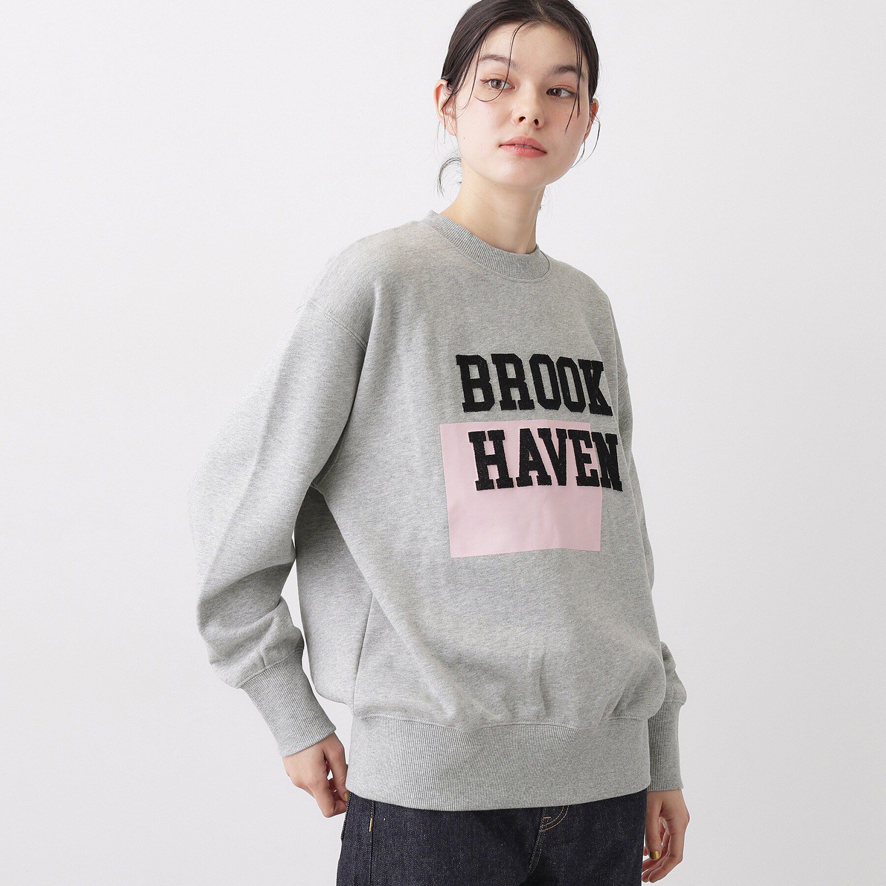 Dessin「【洗える】オーガニックコットン裏毛ロゴスウェット」|パーカー|