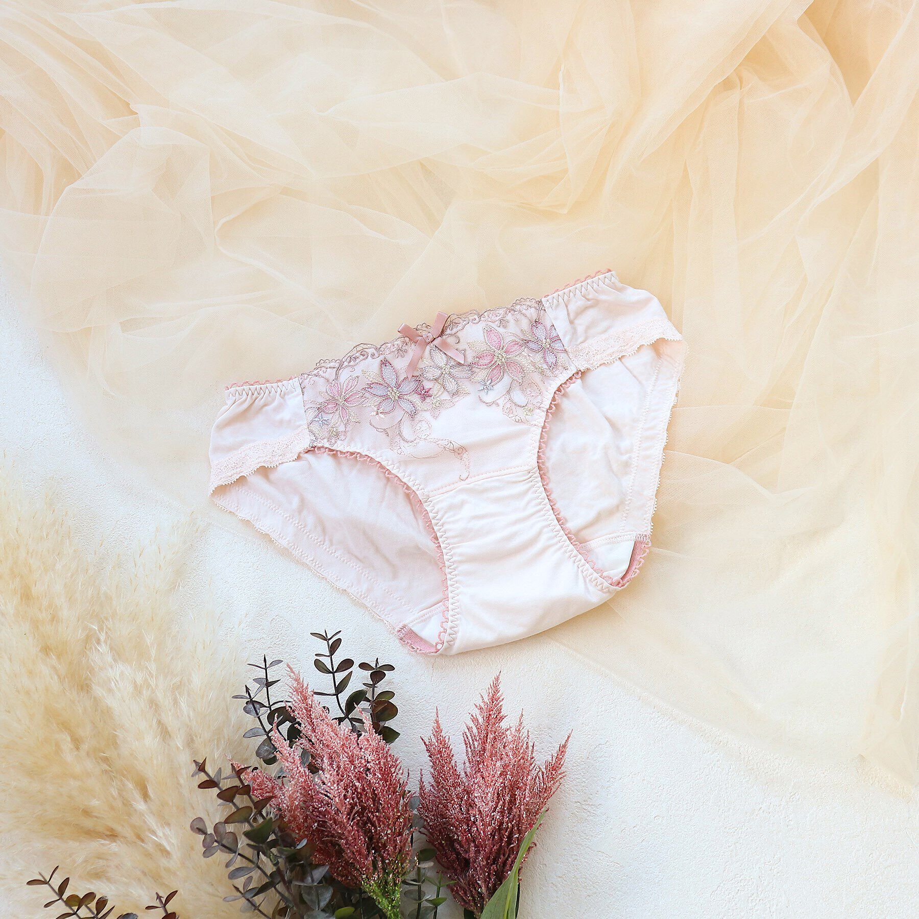 Risa Magli「メイヤ サニタリーショーツ」|インナー|ピンク(070)