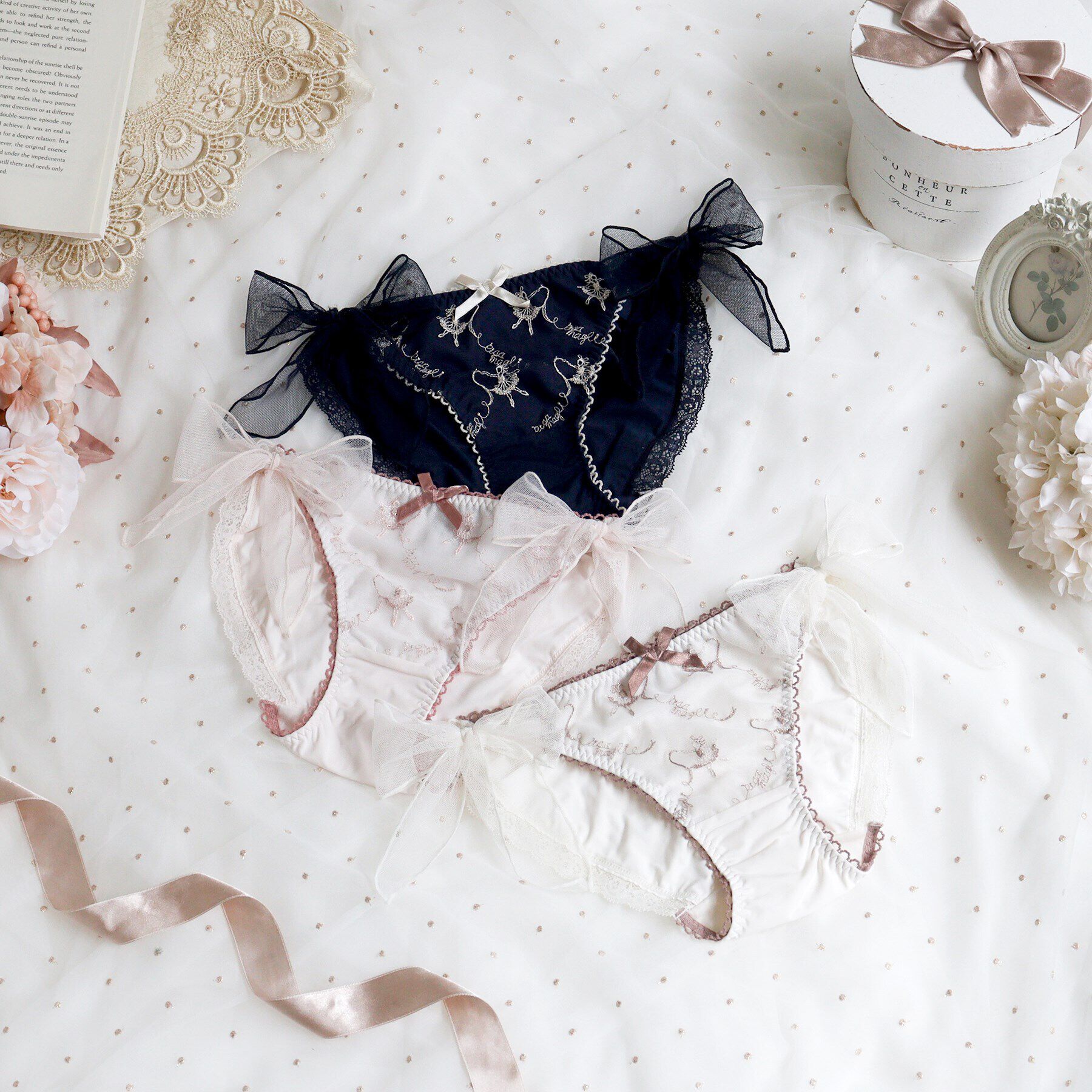 Risa Magli「ジェイミー リボンショーツ」|インナー|