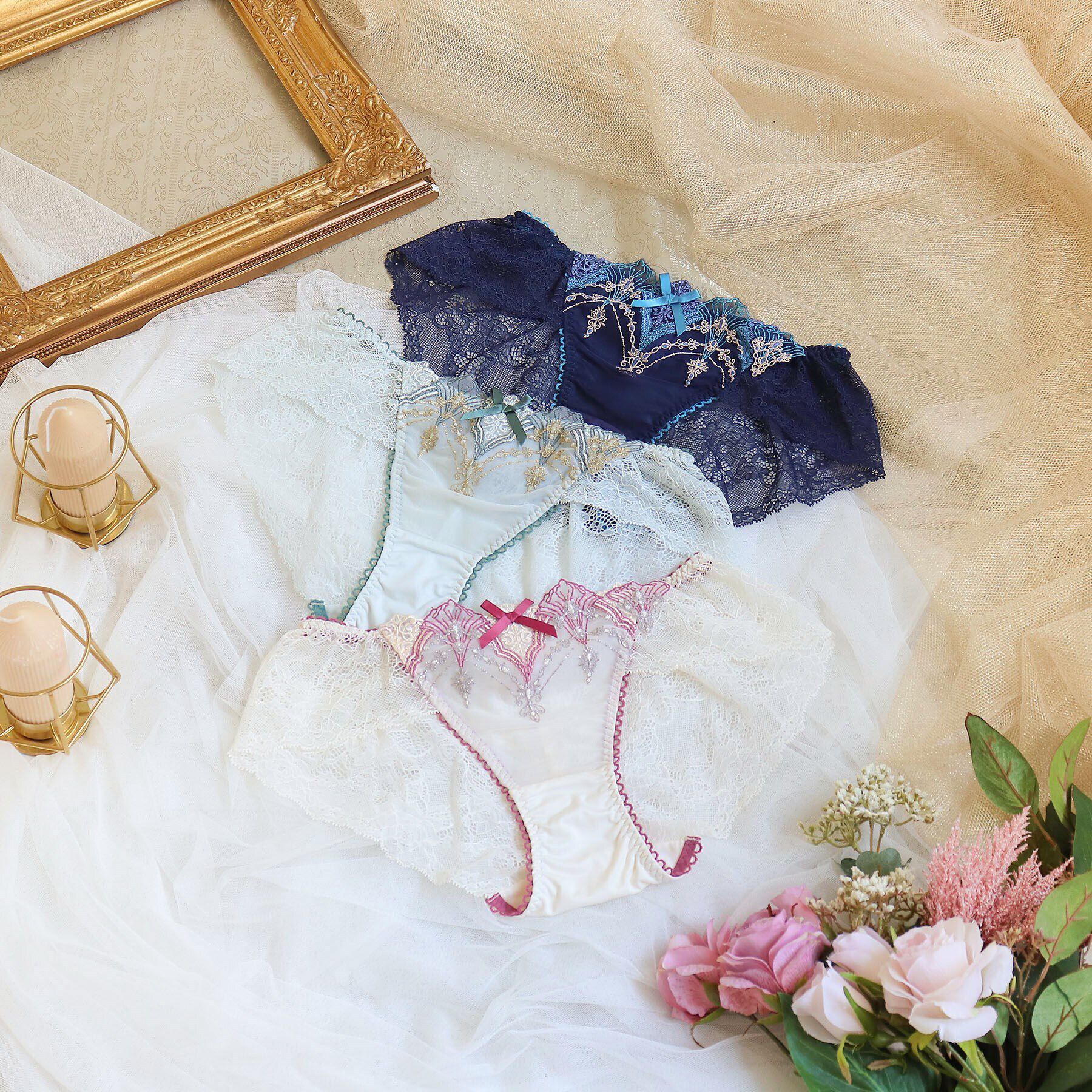 Risa Magli「シェール レースショーツ」|インナー|