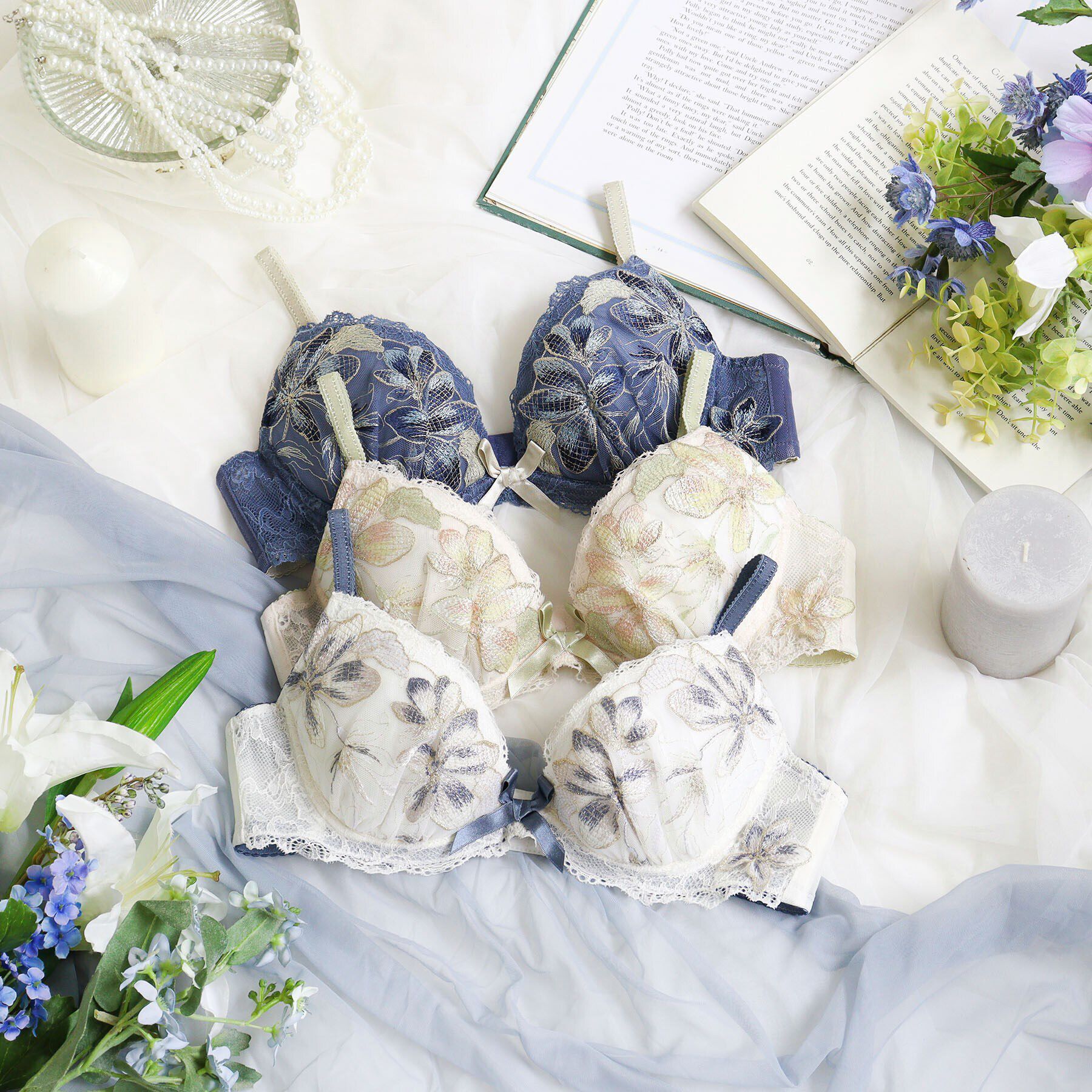 Risa Magli「イレーナ ブラジャー（E-F）＜リサマリ ミラクル谷間ブラ＞」|インナー|