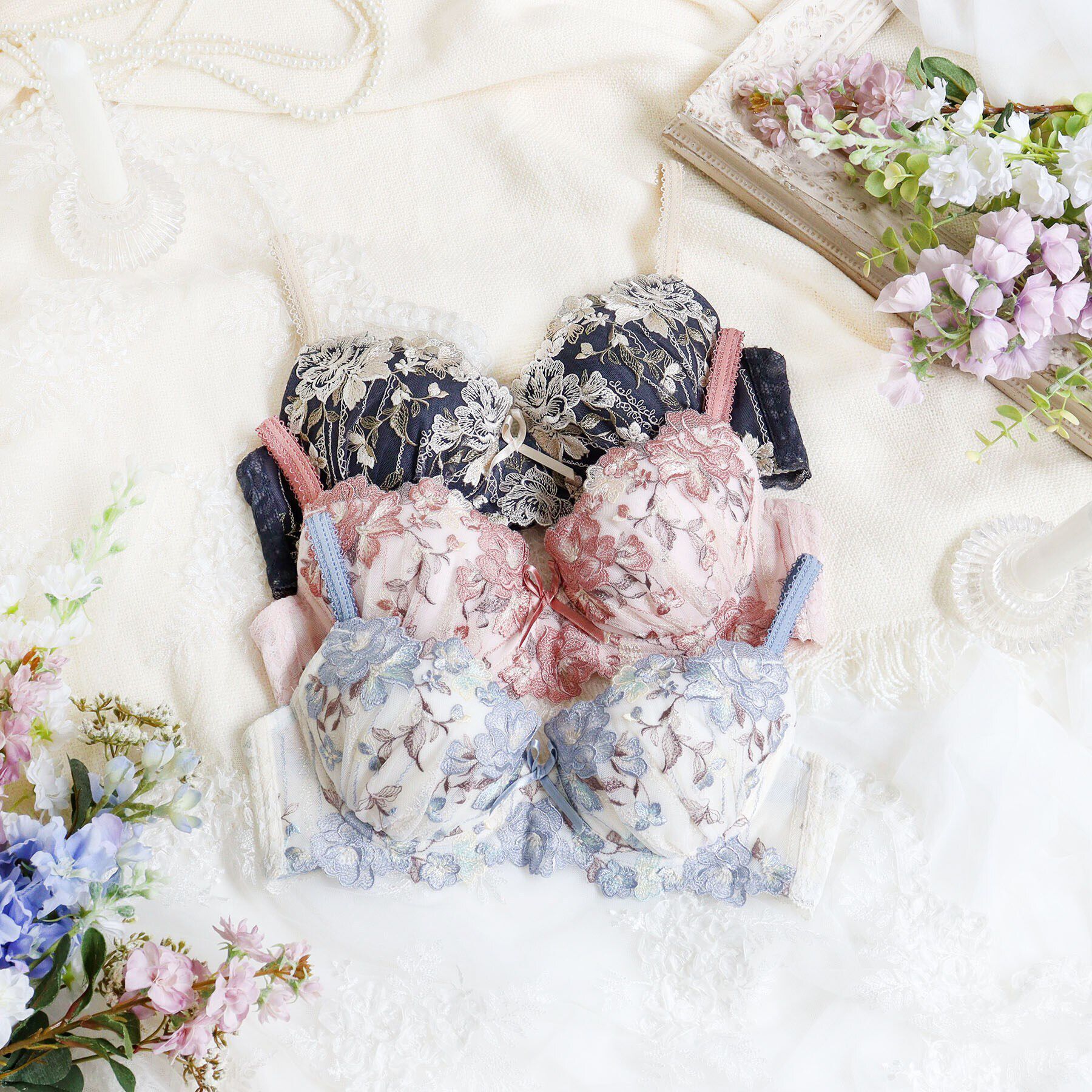 Risa Magli「クラシーナ ブラジャー（E-F）＜N Make Type＞」|インナー|