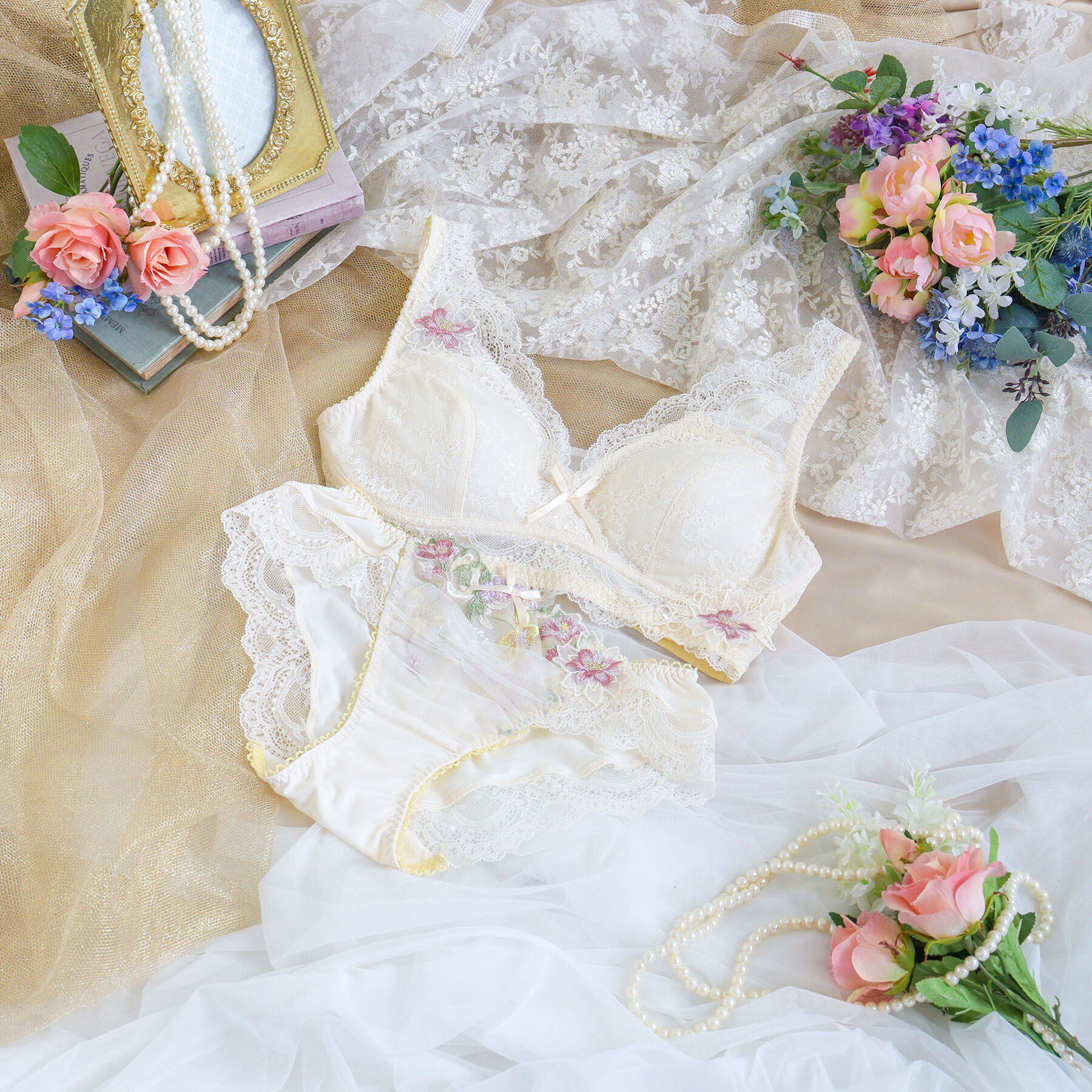 Risa Magli「アイリィー おやすみブラ（LL）」|インナー|