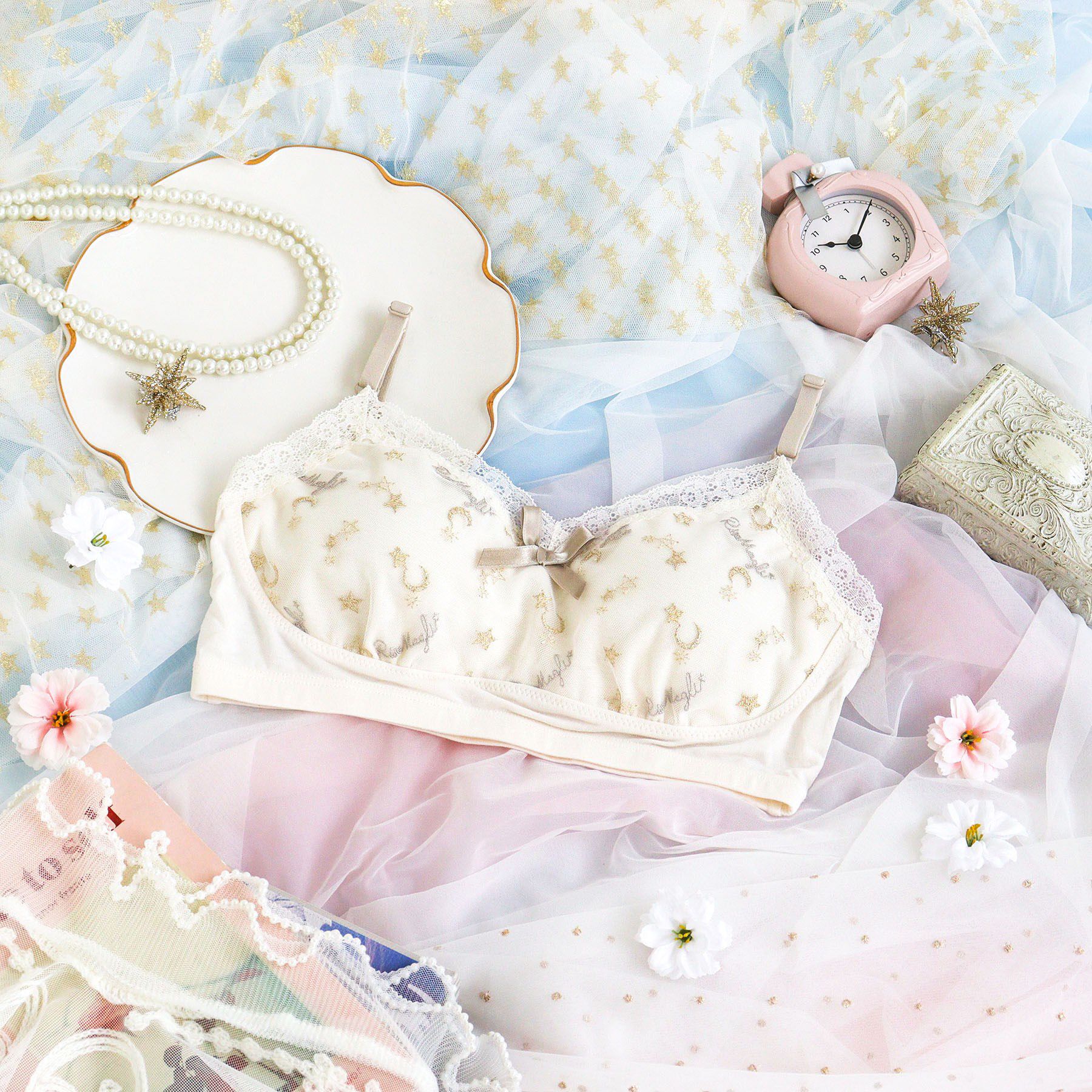 Risa Magli「ホリー おやすみブラ」|インナー|アイボリー(004)