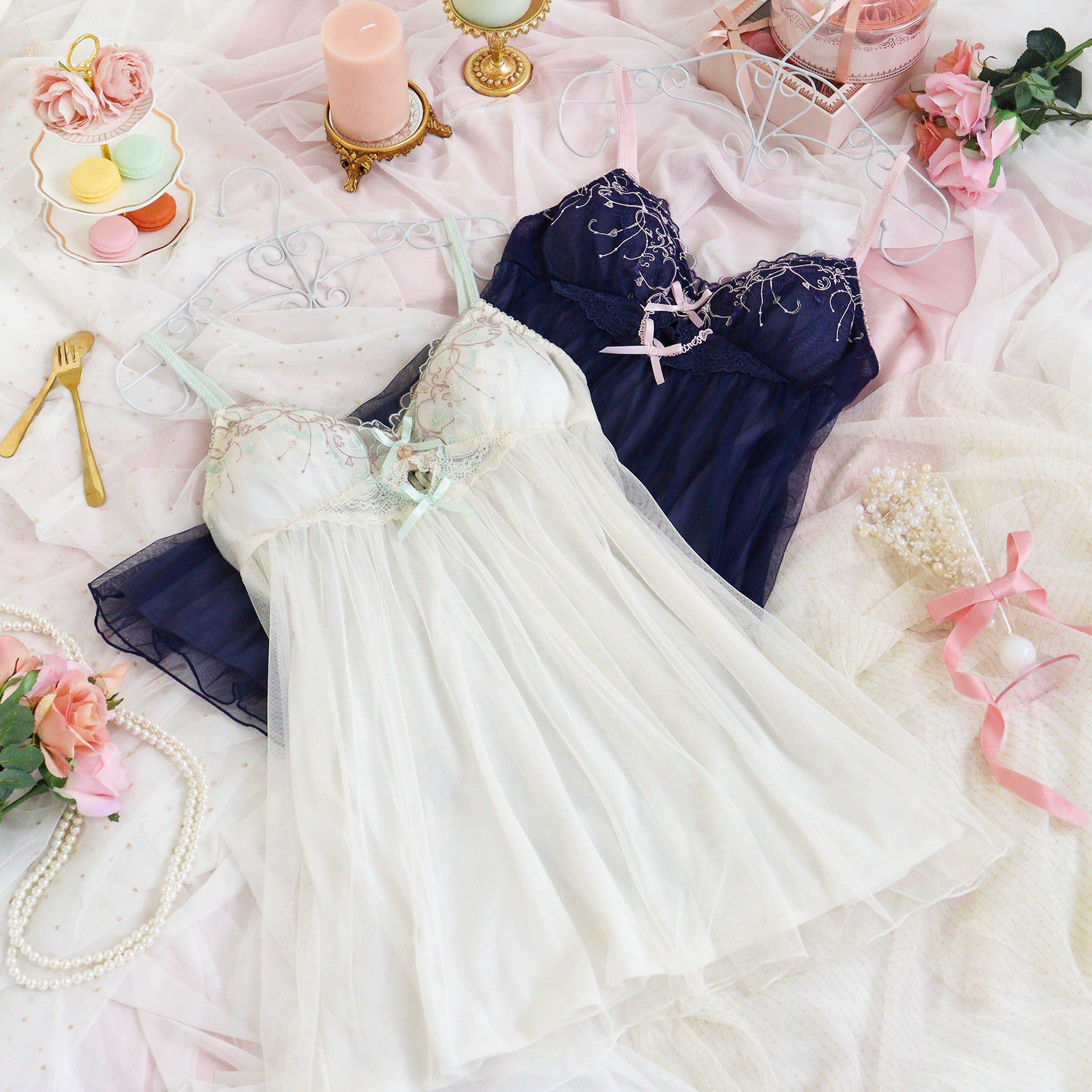 Risa Magli「ヘルティー カップ付スリップ」|キャミソール|