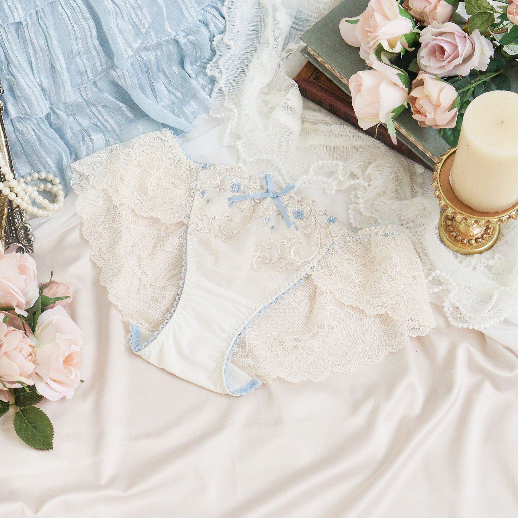 Risa Magli「シュテファニ レースショーツ」|インナー|クリーム(054)