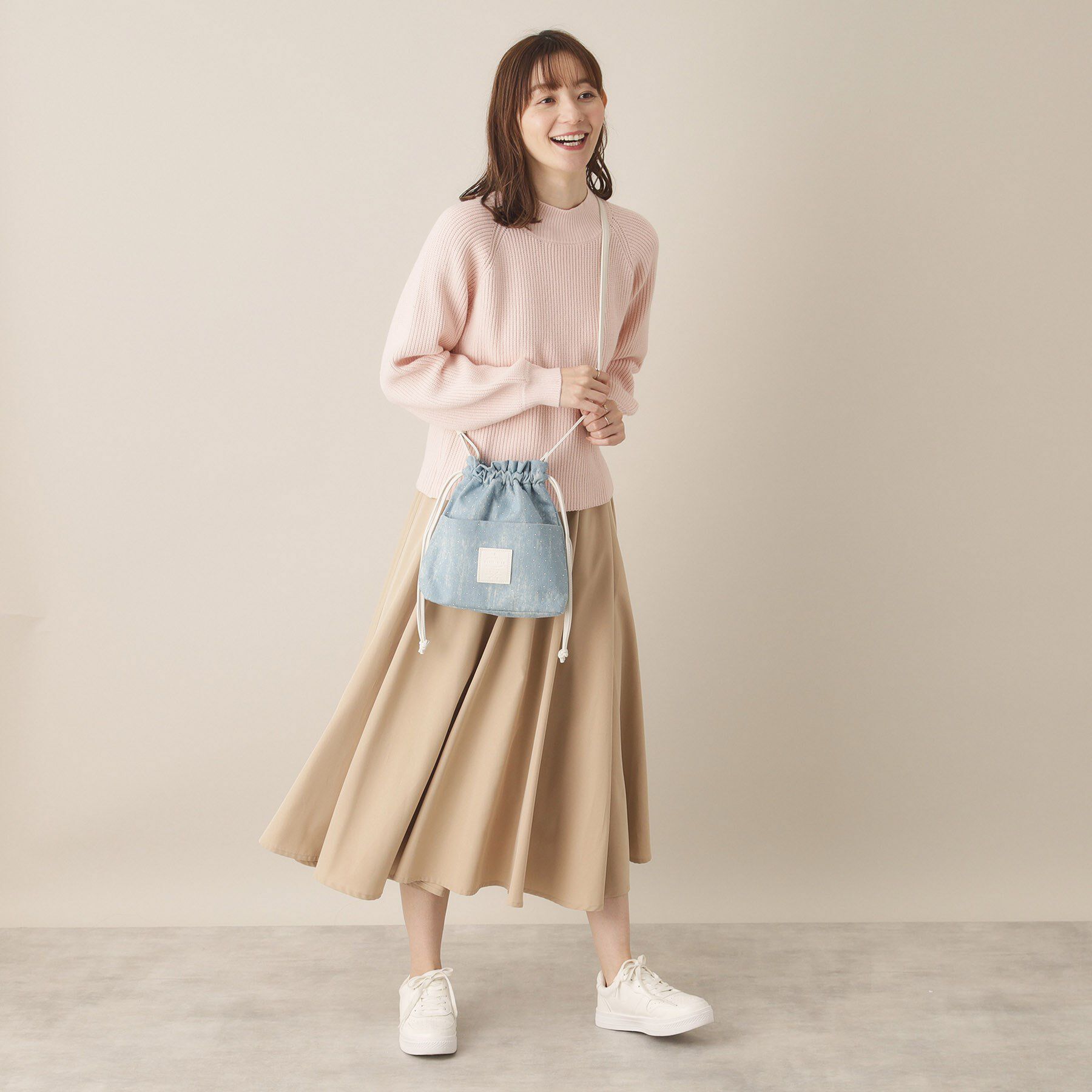 ITS&rsquo;DEMO「ストーンデニムミニショルダー」|ショルダー・メッセンジャー|