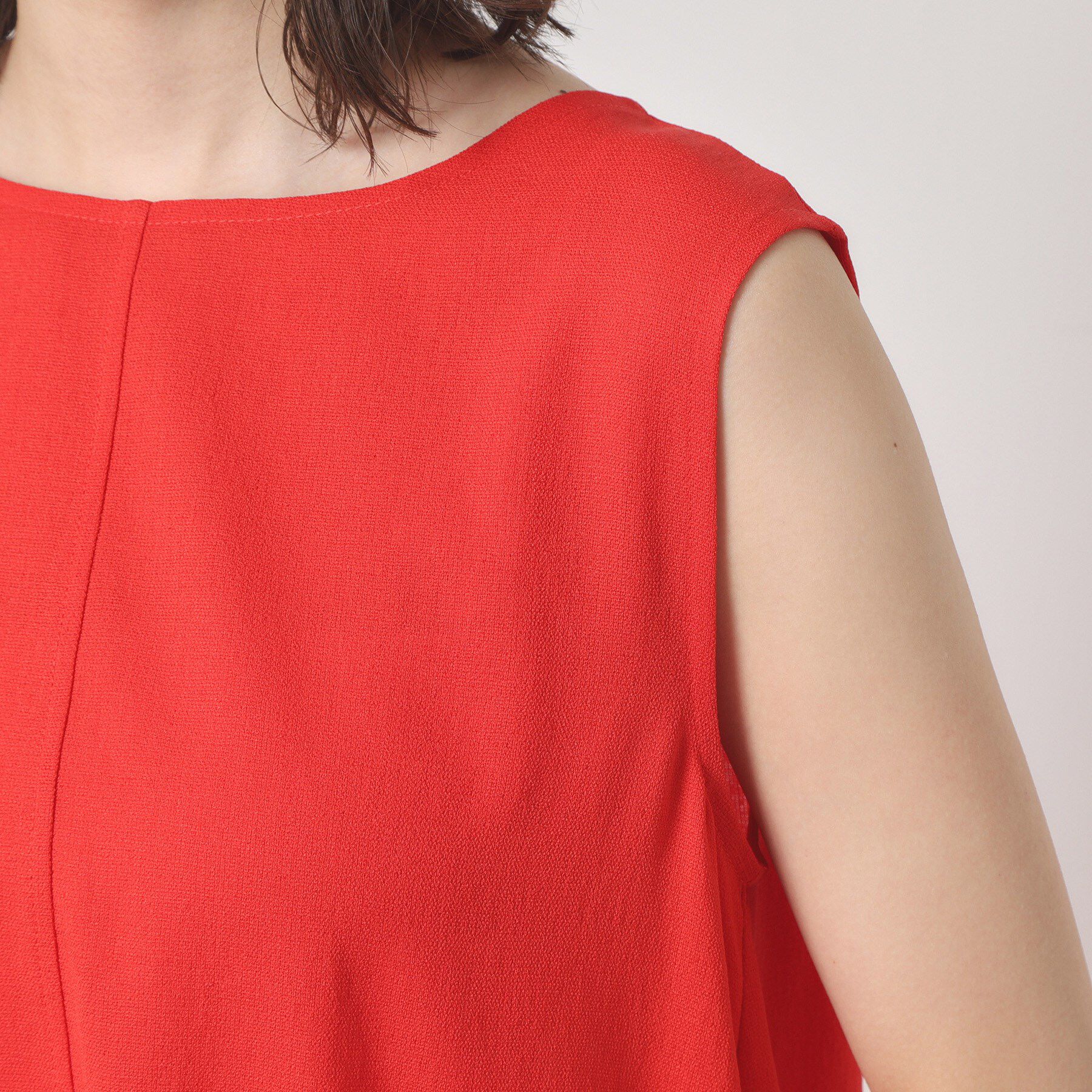 ITS&rsquo;DEMO「【清涼感／手洗い可】麻調メッシュワンピース」|ワンピース|