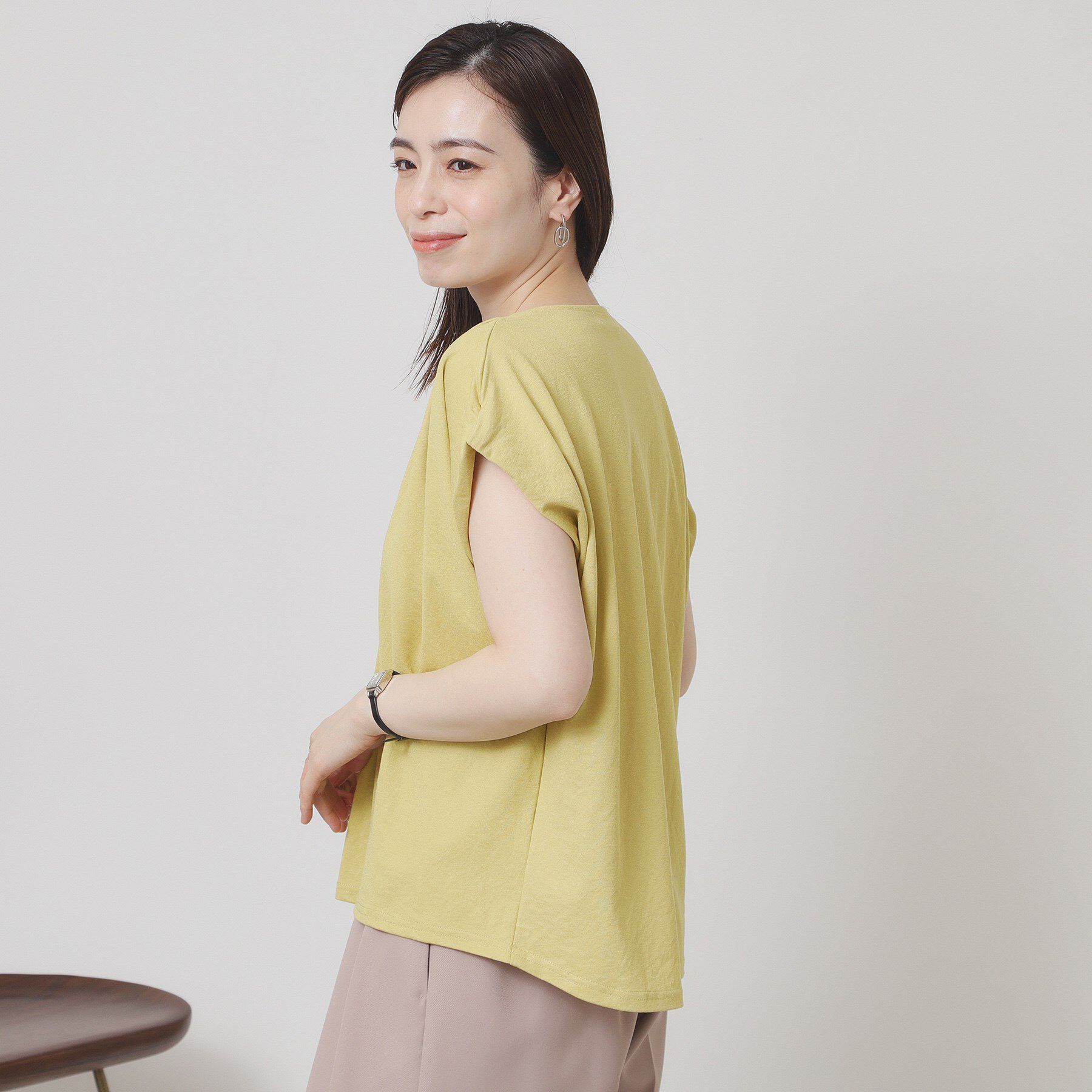 ITS&rsquo;DEMO「【接触冷感／手洗い可】カノコスキッパーブラウス」|シャツ・ブラウス|