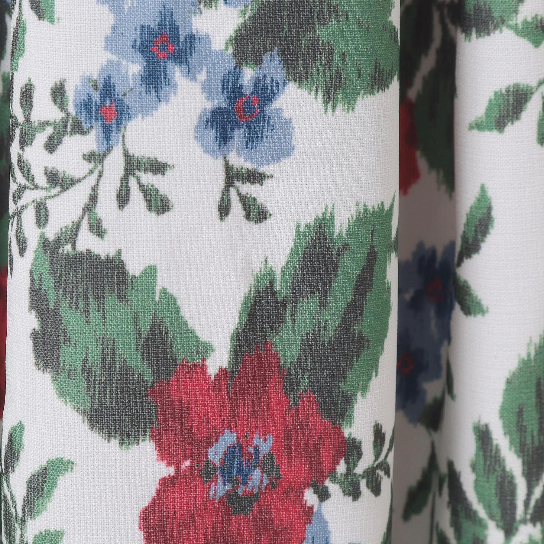 ITS&rsquo;DEMO「【清涼感／ウエストゴム／手洗い可】花柄麻調スカート」|スカート|