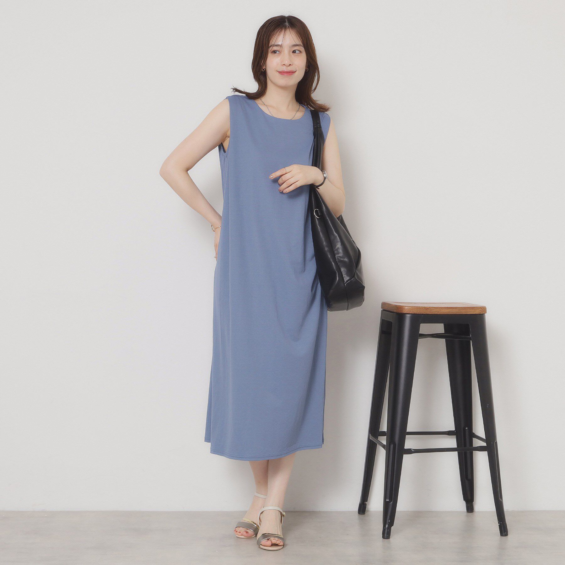 ITS&rsquo;DEMO「【接触冷感／洗濯機OK】カノコカットタックワンピース」|ワンピース|