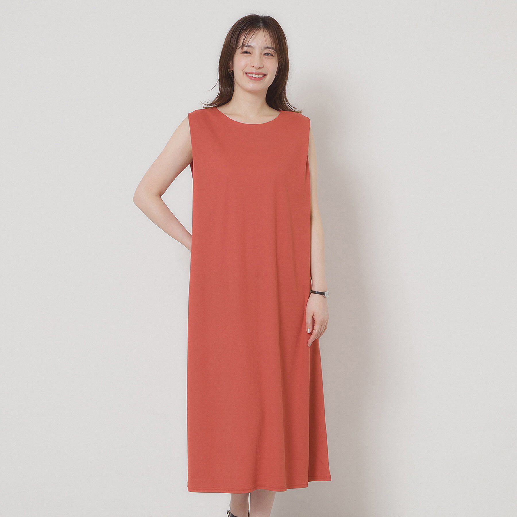 ITS&rsquo;DEMO「【接触冷感／洗濯機OK】カノコカットタックワンピース」|ワンピース|