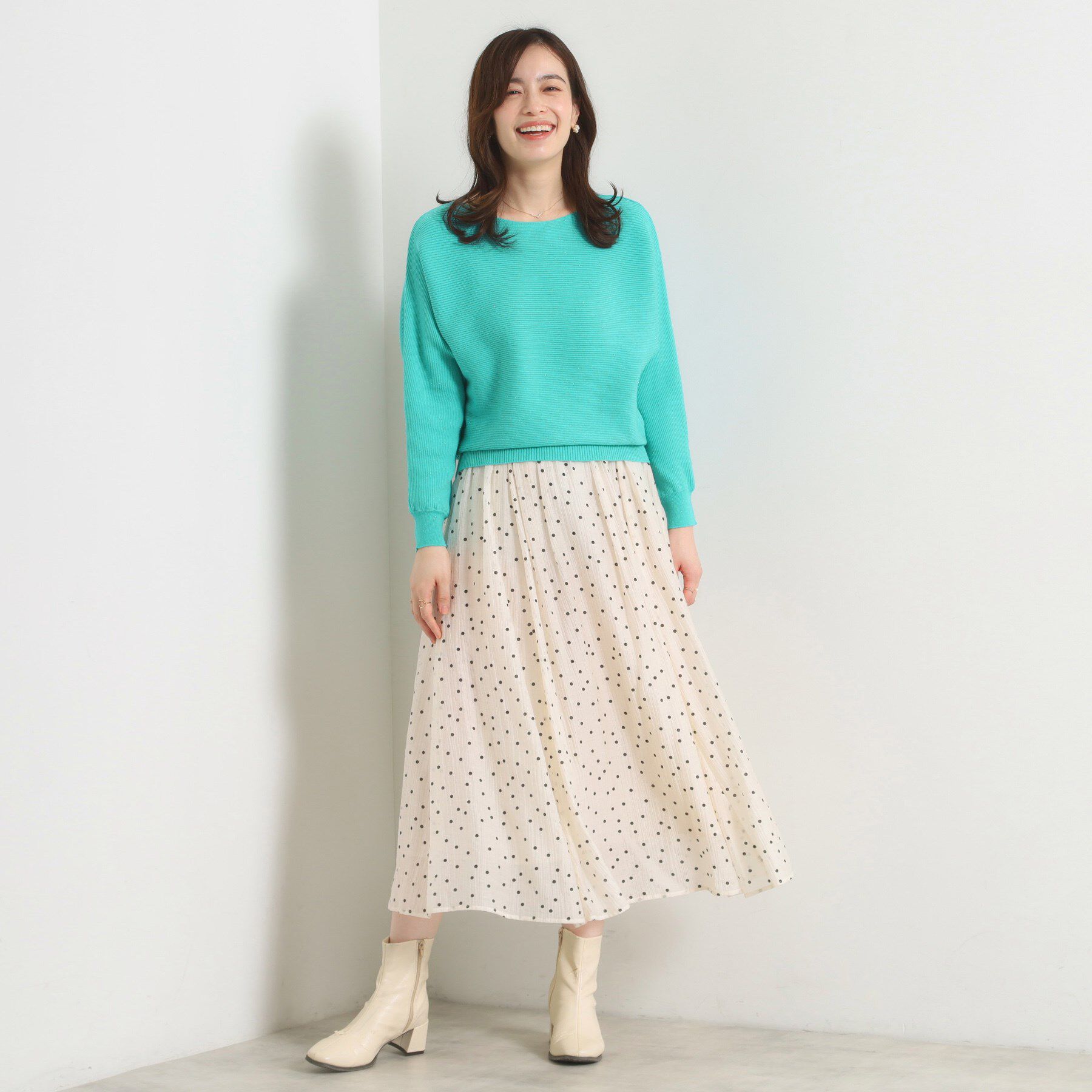 ITS&rsquo;DEMO「【手洗い可】アンジェリーナラメリブドルマンニット」|ニット・セーター|