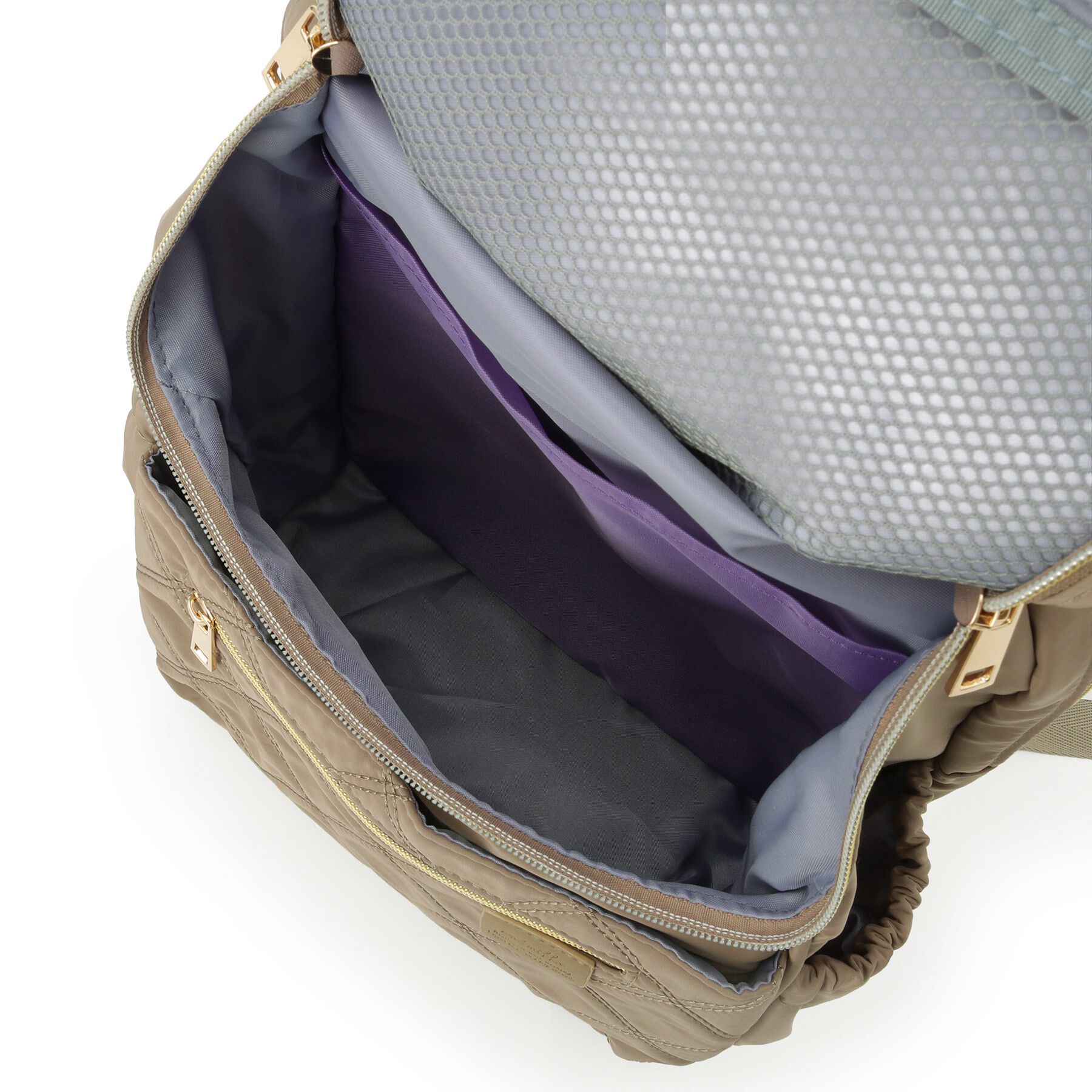 ITS&rsquo;DEMO「【10ポケット／A4】収納アドバイザーキルトリュック」|リュック|