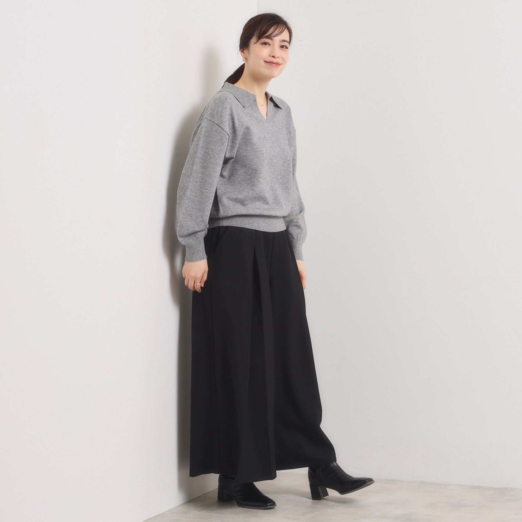 ITS&rsquo;DEMO「【手洗い可】ツイルタックワイドパンツ」|その他|