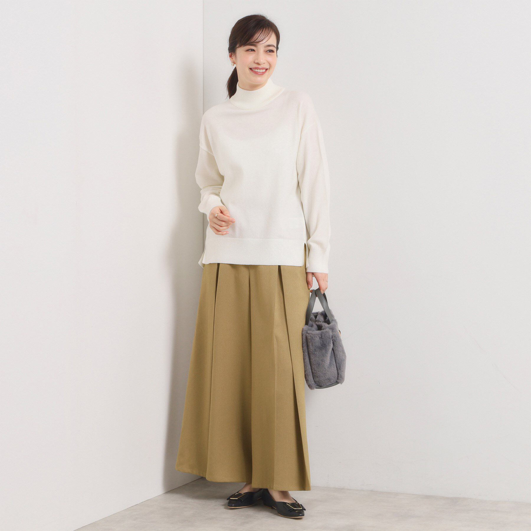 ITS&rsquo;DEMO「【手洗い可】ツイルタックワイドパンツ」|その他|