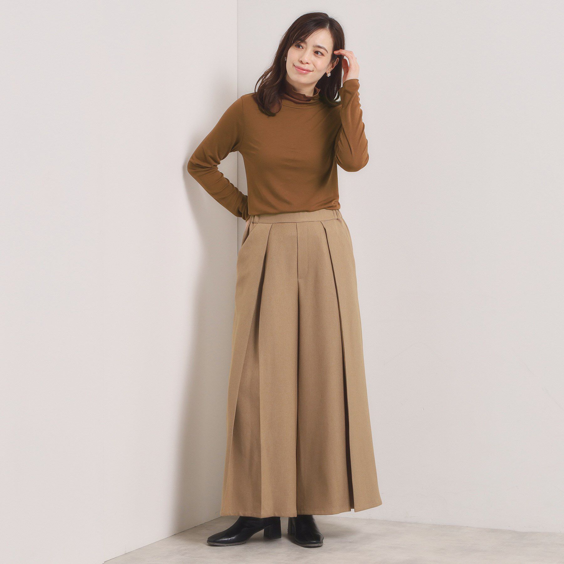 ITS&rsquo;DEMO「【調温機能付き／洗濯機OK】ハイネックインナー」|Tシャツ・カットソー|