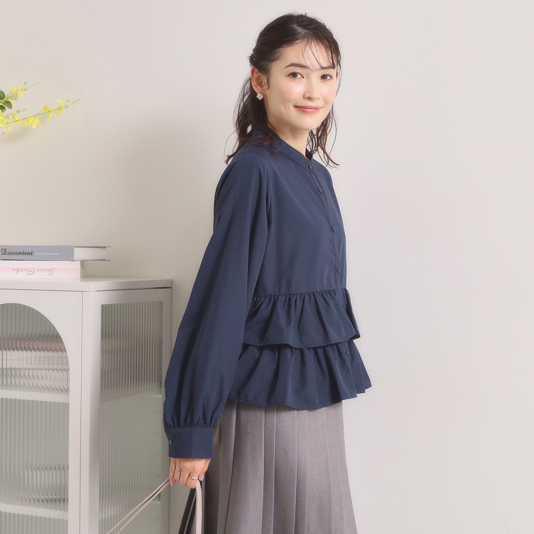 ITS&rsquo;DEMO「【洗濯機OK】ティアードフリルブラウス」|シャツ・ブラウス|