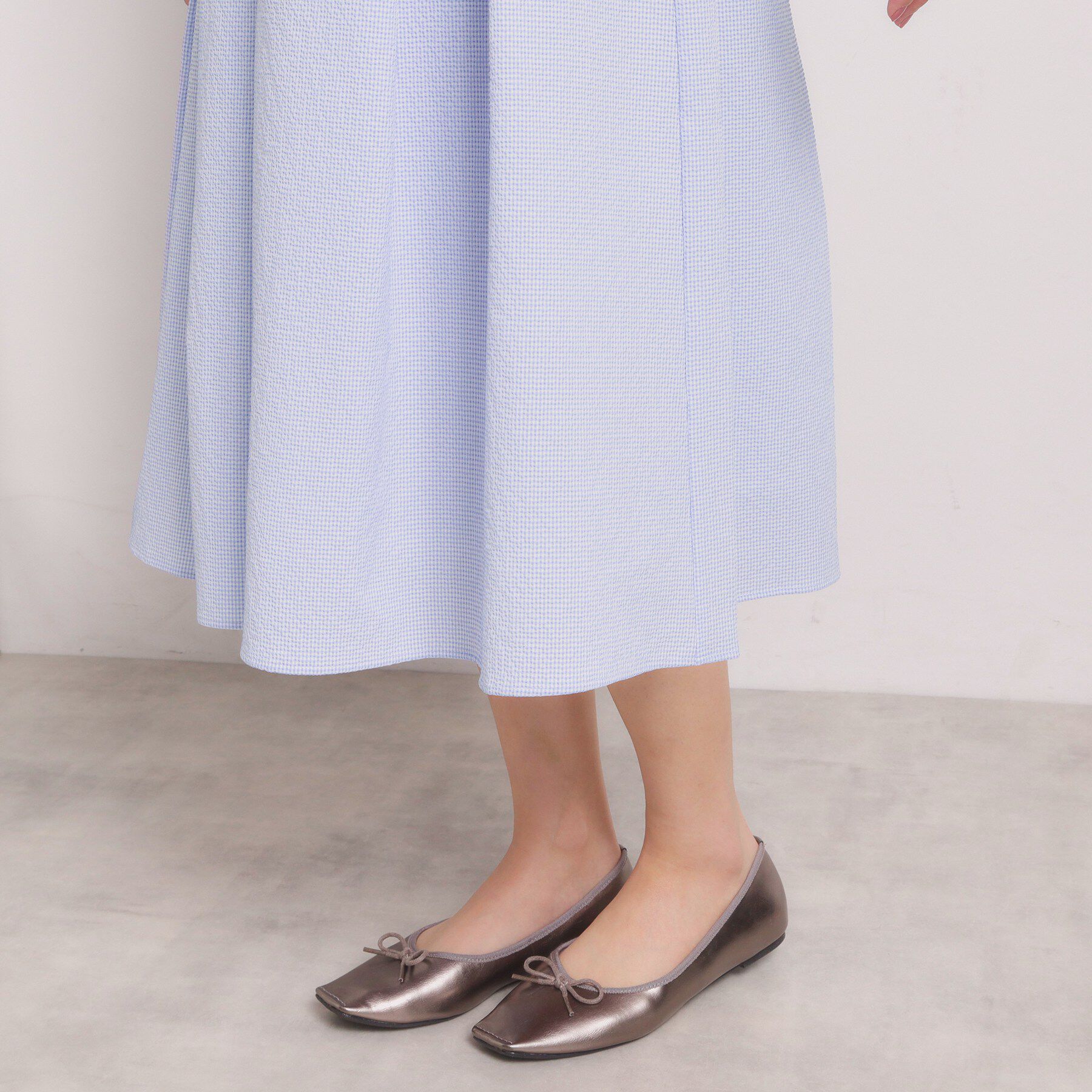 ITS&rsquo;DEMO「【手洗い可／セットアップ可】サッカースカート」|スカート|