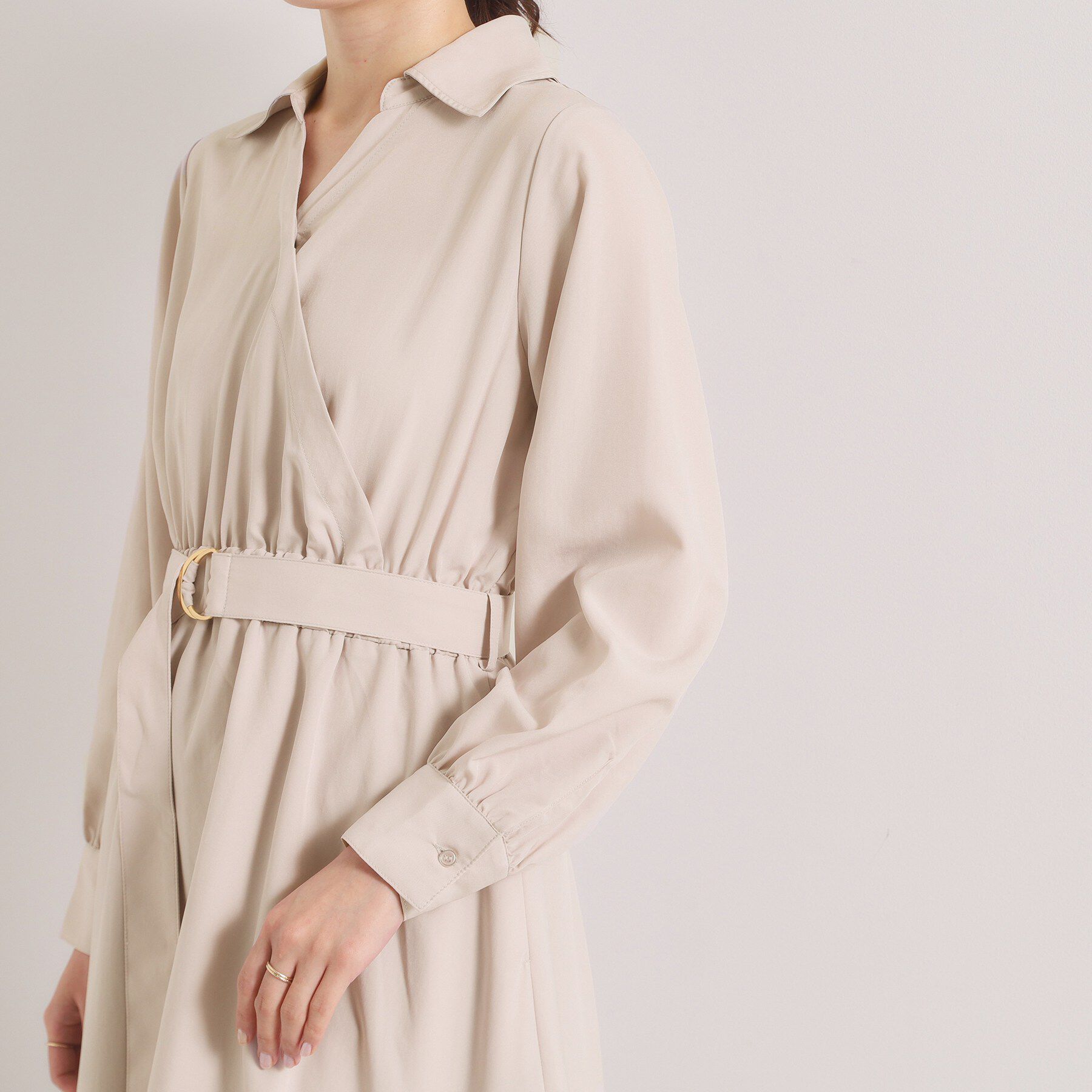 ITS&rsquo;DEMO「【UVケア／洗濯機OK】カシュクールワンピース」|ワンピース|