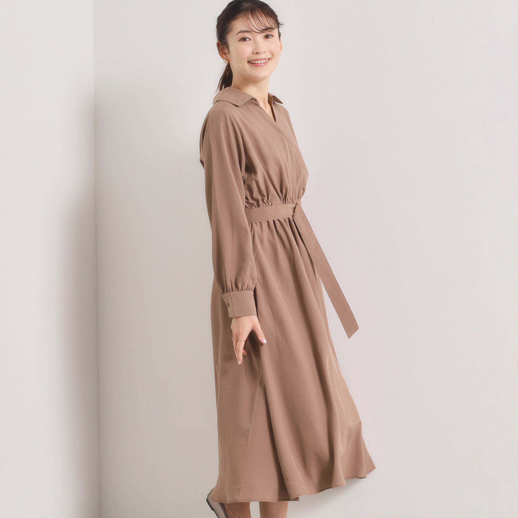 ITS&rsquo;DEMO「【UVケア／洗濯機OK】カシュクールワンピース」|ワンピース|