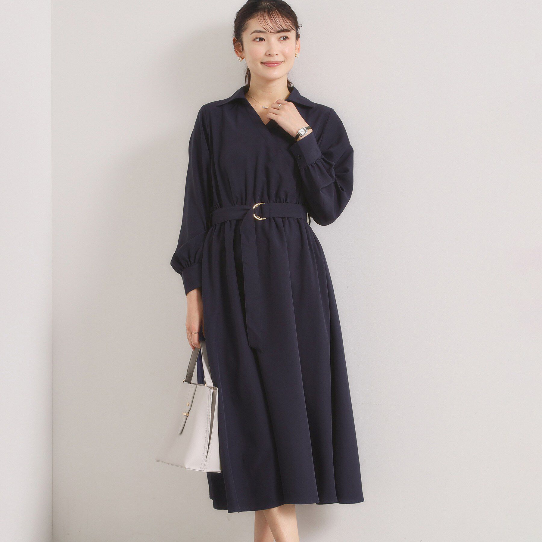 ITS&rsquo;DEMO「【UVケア／洗濯機OK】カシュクールワンピース」|ワンピース|