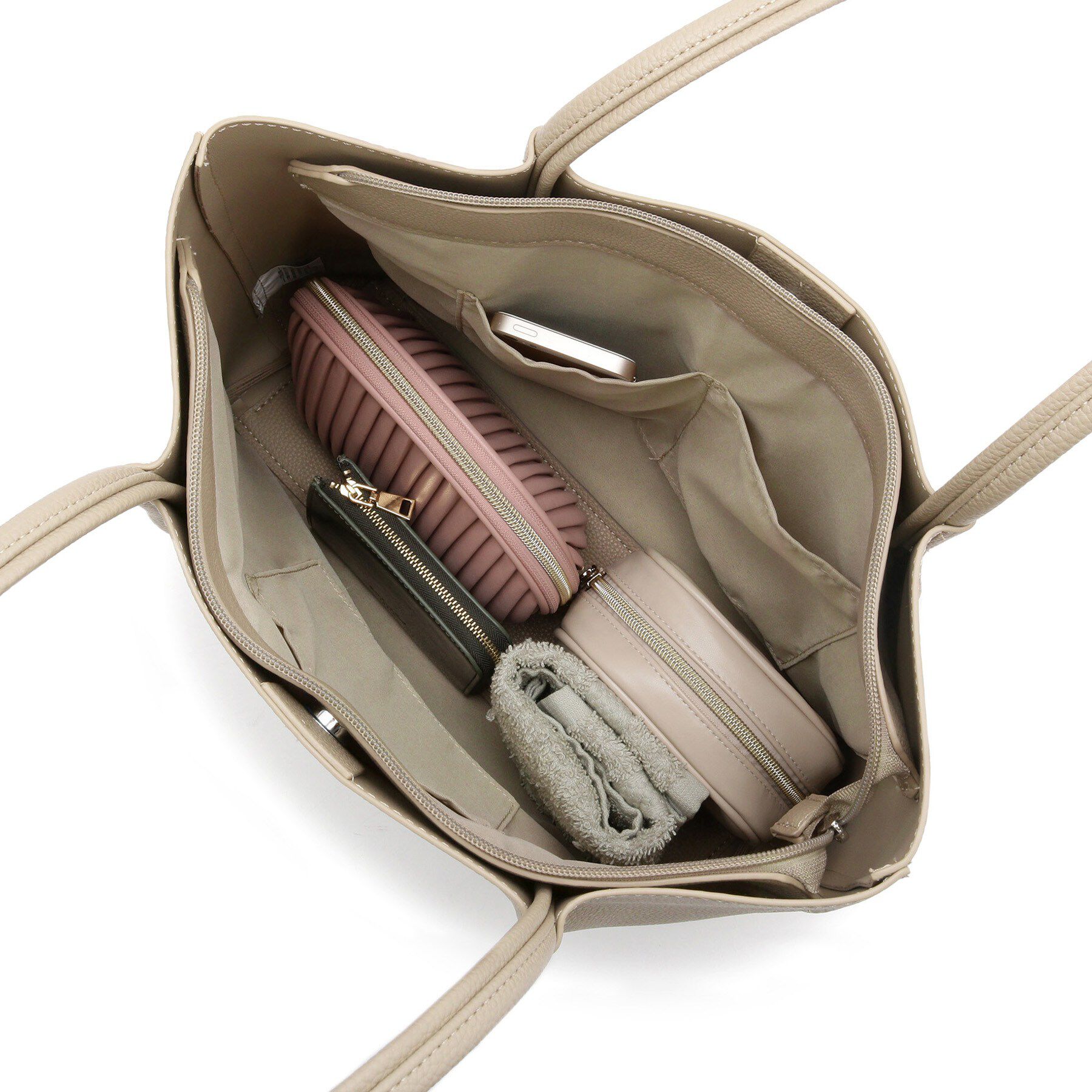 ITS&rsquo;DEMO「仕切りA4トート」|トートバッグ|