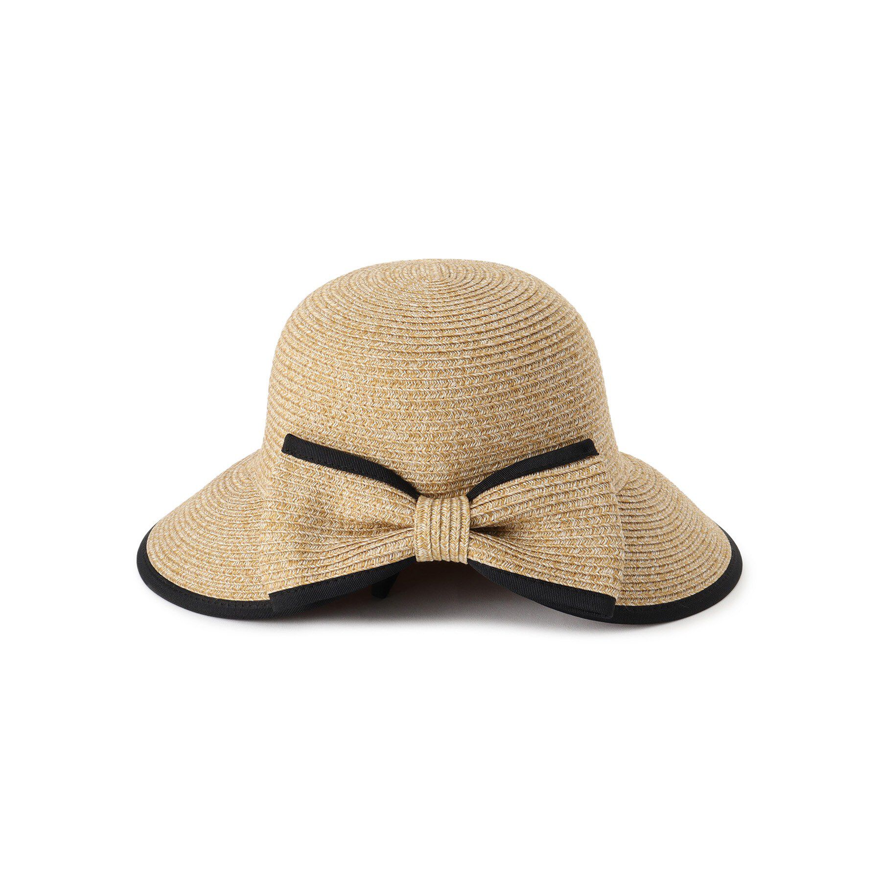 ITS&rsquo;DEMO「【折り畳み可】ウォッシャブルバックリボンハット」|ハット|