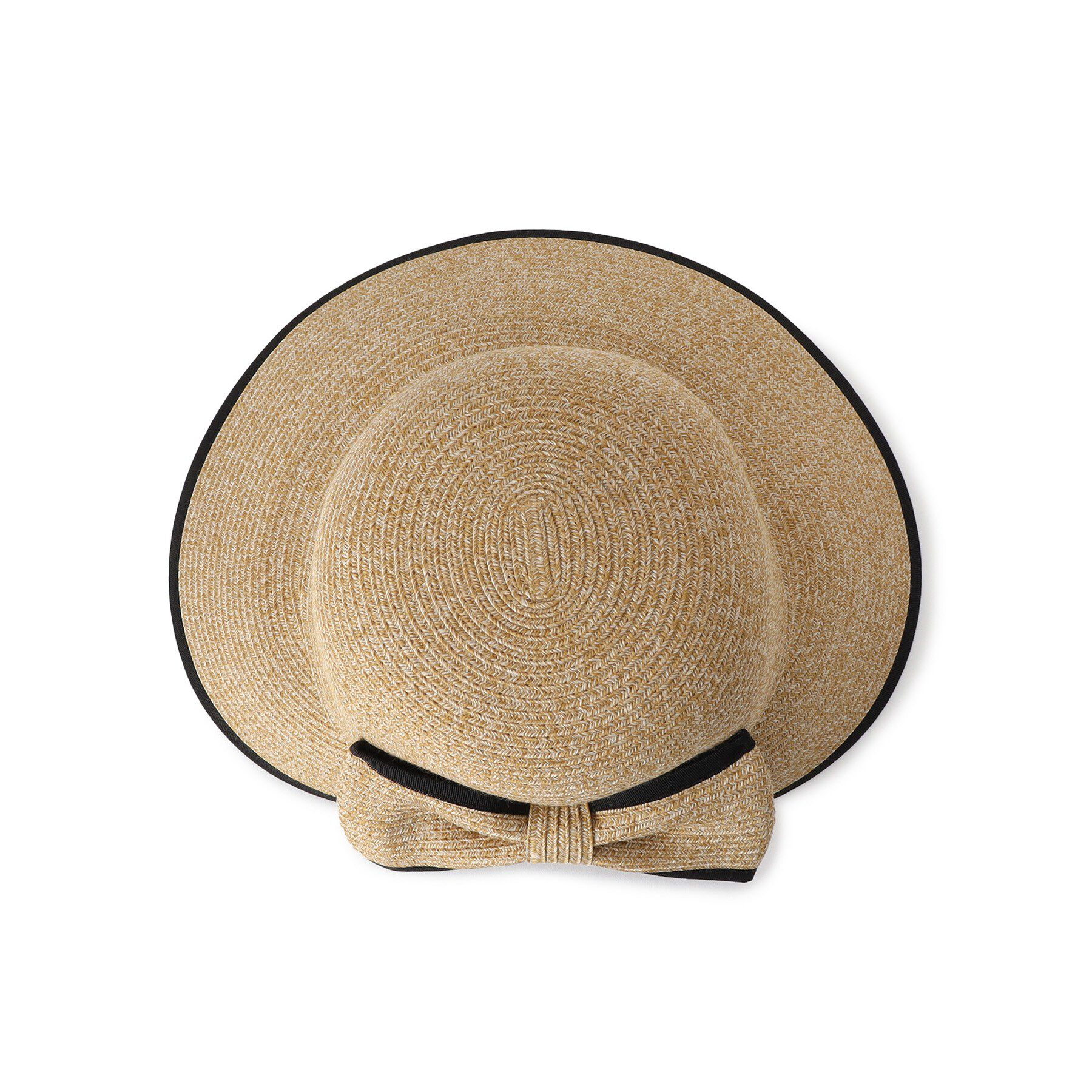 ITS&rsquo;DEMO「【折り畳み可】ウォッシャブルバックリボンハット」|ハット|