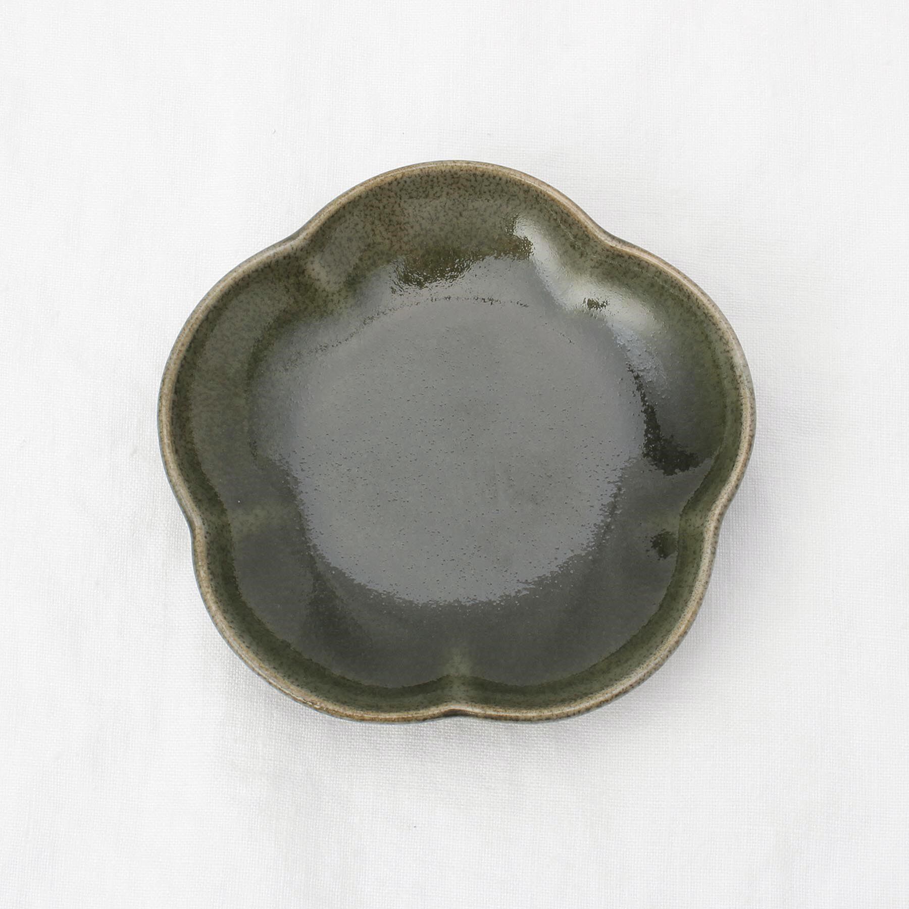 212 KITCHEN STORE「ケイプ 梅形小皿 オリベグリーン」|食器・キッチングッズ|