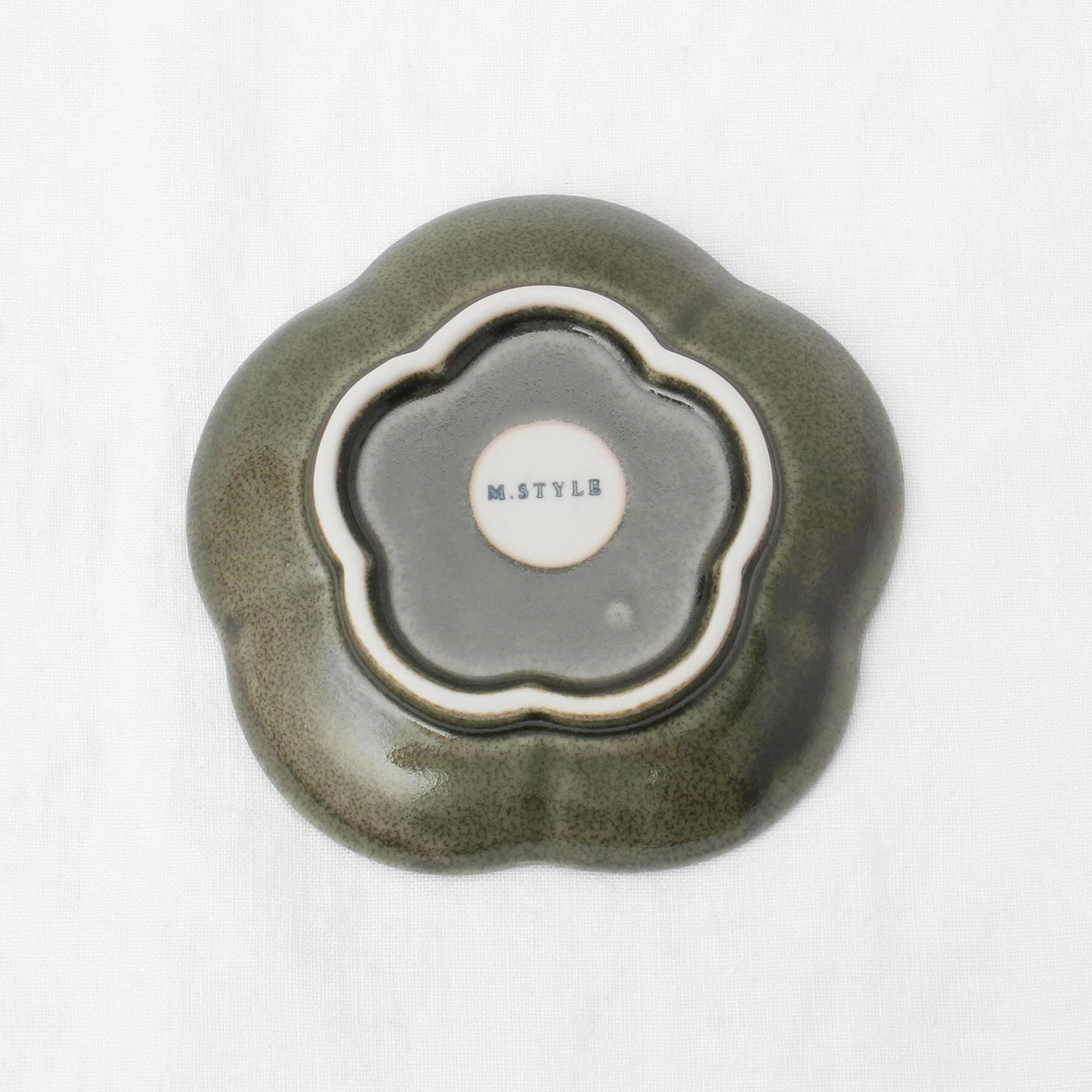 212 KITCHEN STORE「ケイプ 梅形小皿 オリベグリーン」|食器・キッチングッズ|