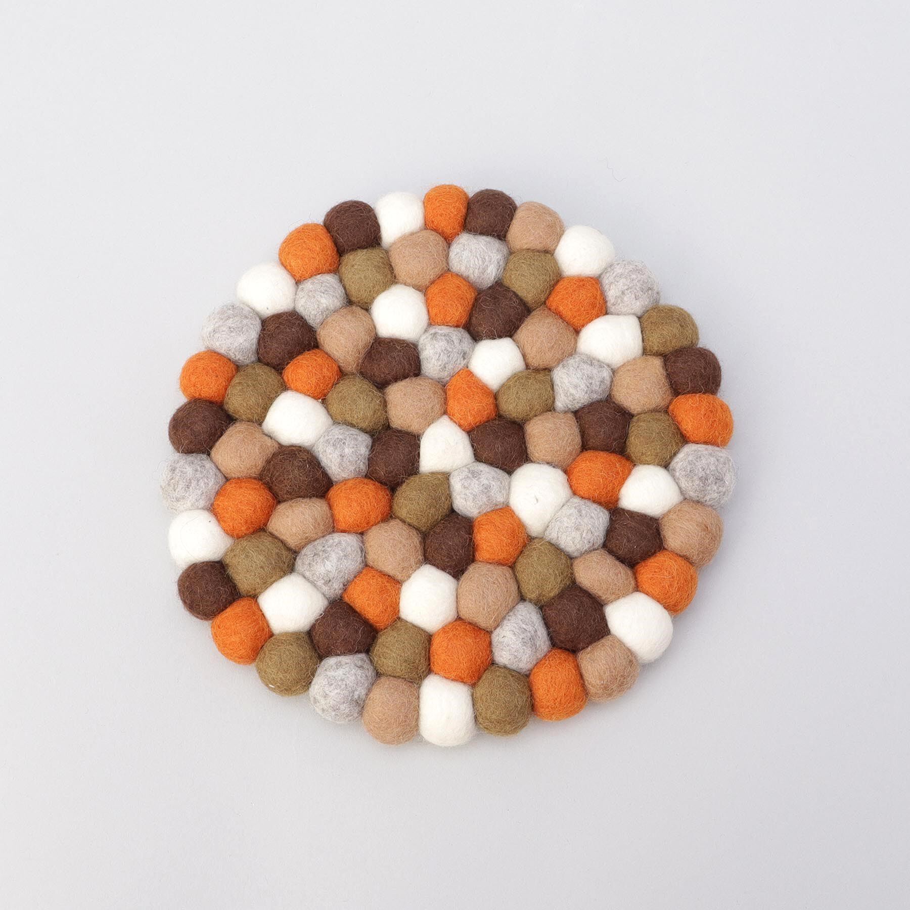 212 KITCHEN STORE「ポコポコラウンド 鍋敷き 21cm BR」|食器・キッチングッズ|