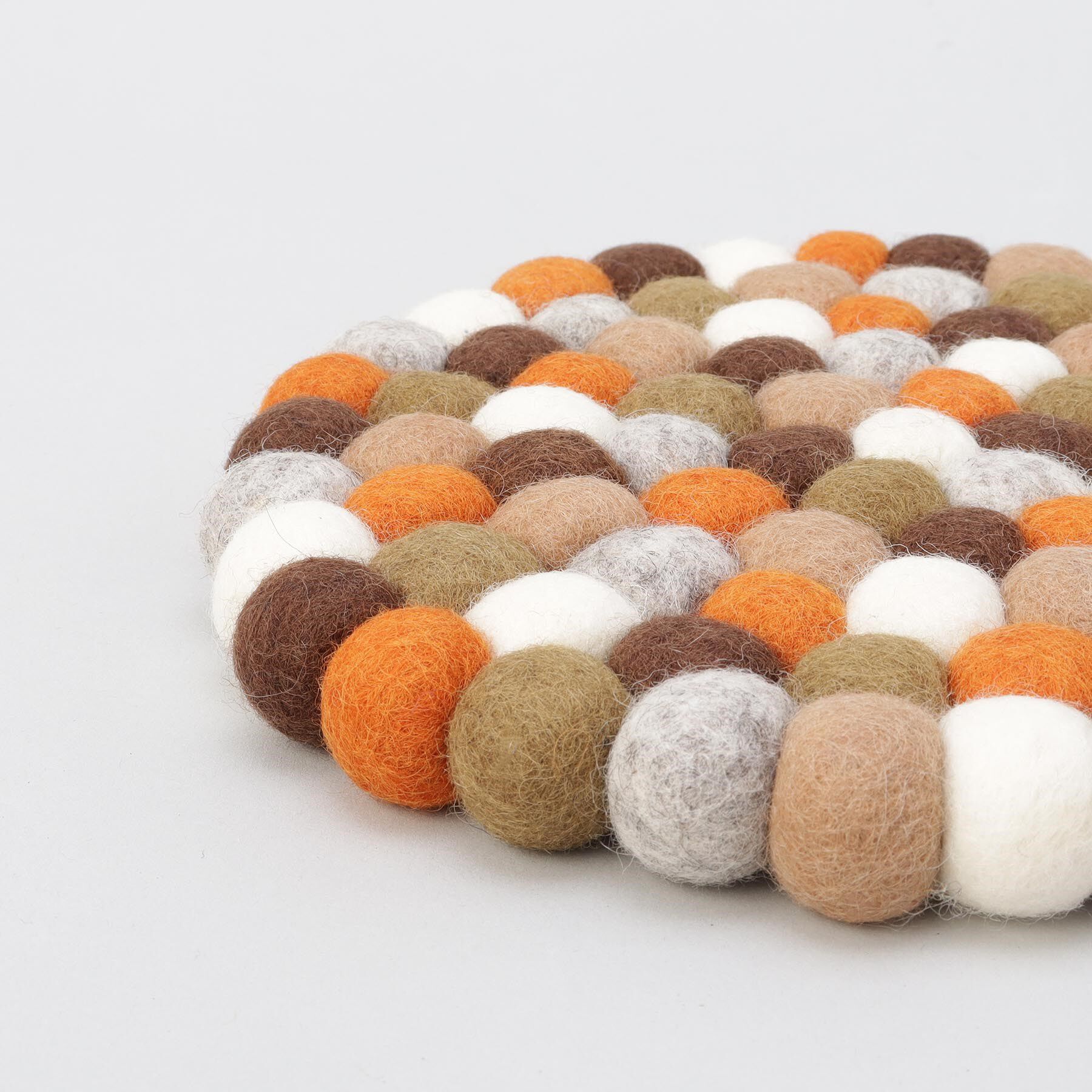 212 KITCHEN STORE「ポコポコラウンド 鍋敷き 21cm BR」|食器・キッチングッズ|