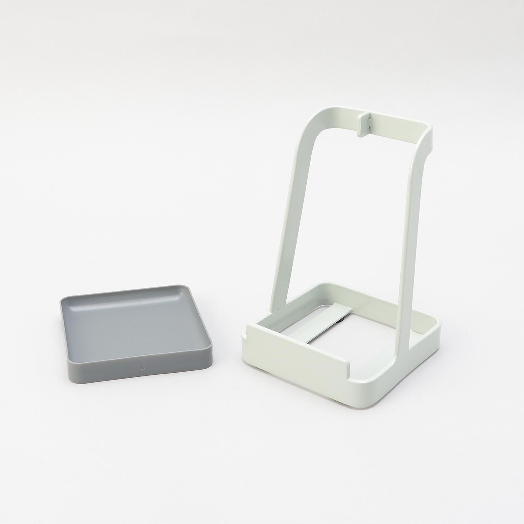 212 KITCHEN STORE「お玉＆鍋ふたスタンド ライトグリーン 山崎実業 ＜tower タワー＞」|食器・キッチングッズ|