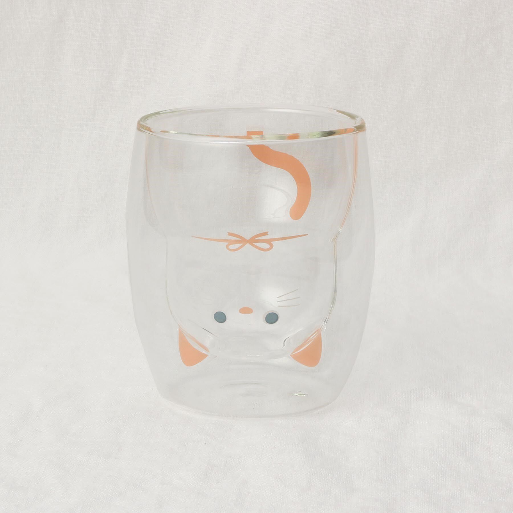 212 KITCHEN STORE「uca 耐熱ネコグラス シロ」|グラス・マグカップ|