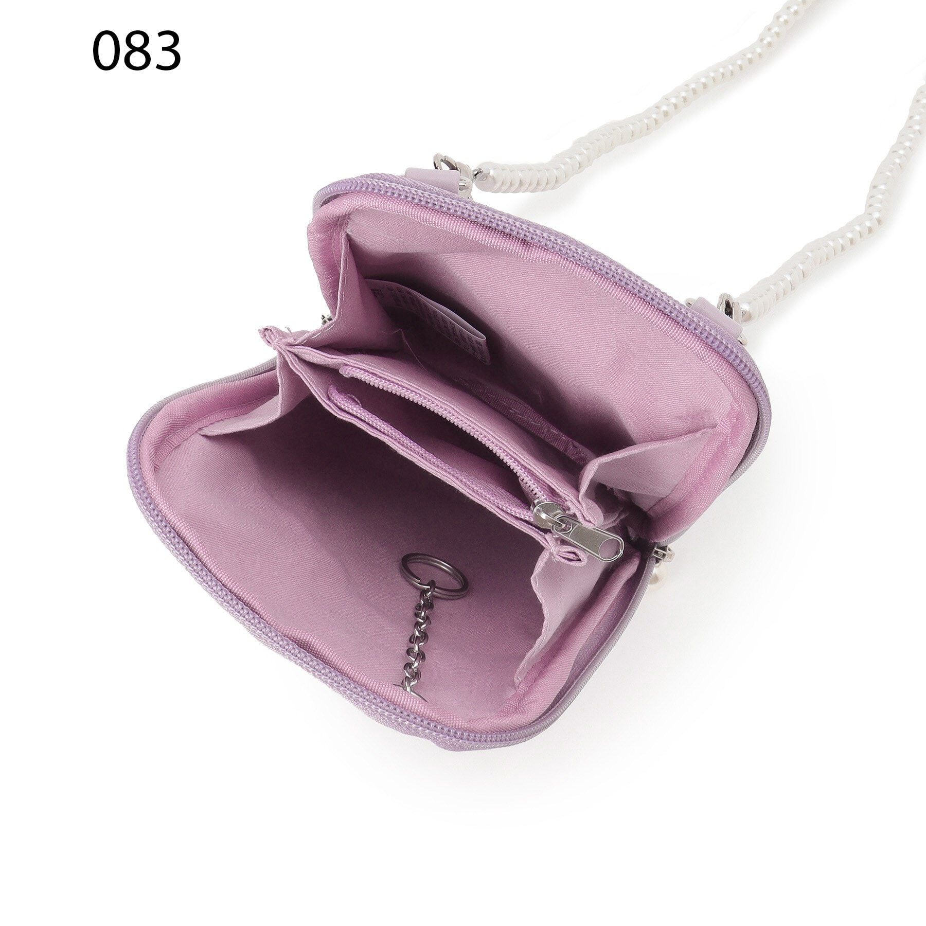 Ober Tashe「パール調チェーン マルチショルダーバッグ お財布ショルダー スマホショルダー ミニ ポシェット」|ショルダー・メッセンジャー|